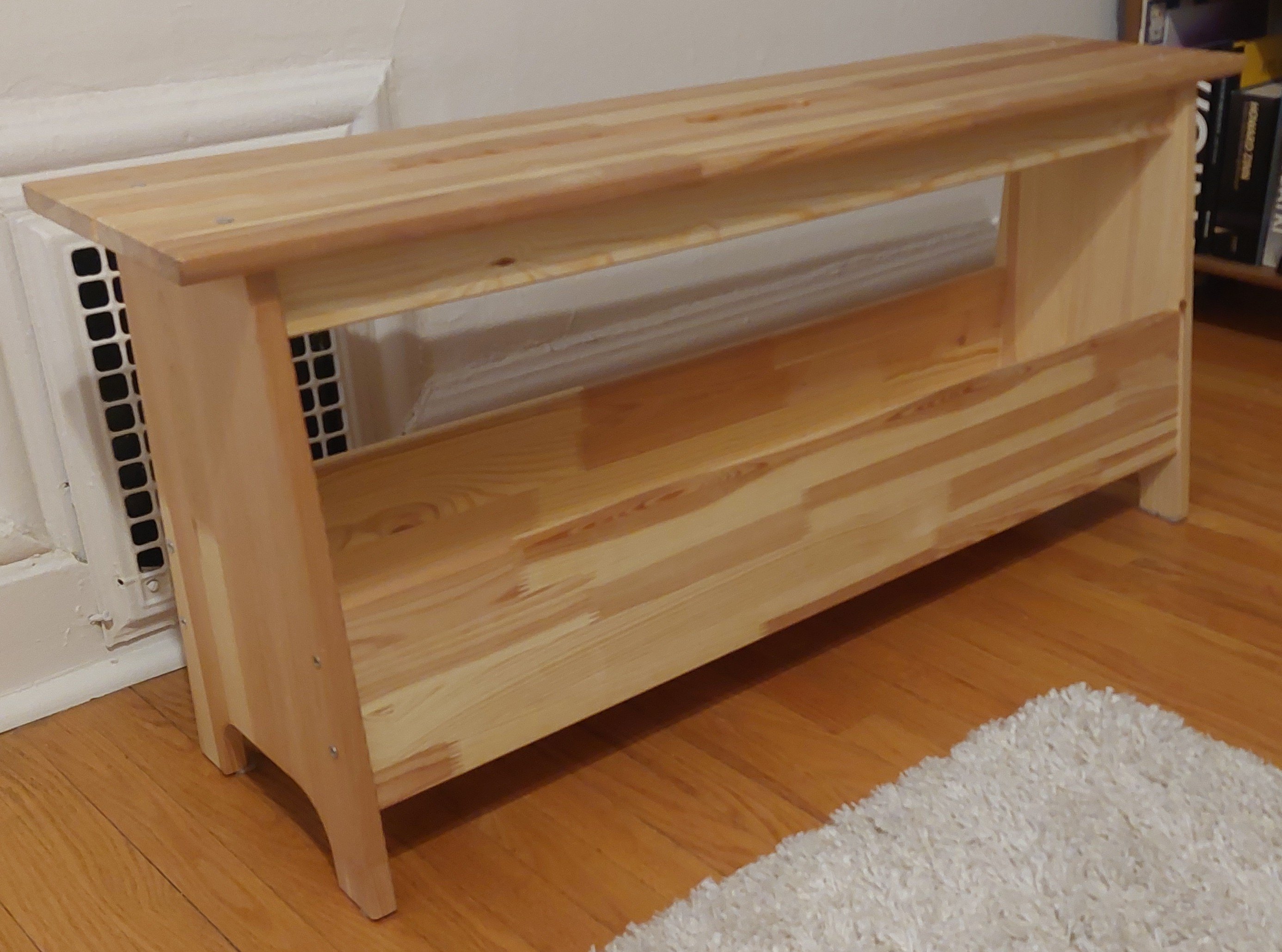 IKEA PERJOHAN Solid Wood Bench with Storage