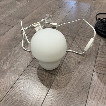 IKEA TOKABO Table Lamp - White Mushroom Lamp