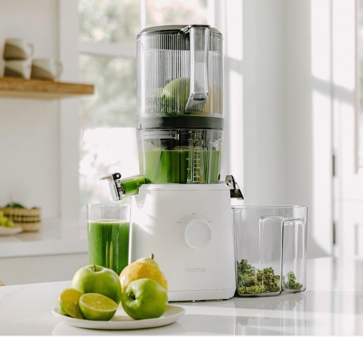 Nama J2 Cold Press Juicer and citrus attachment