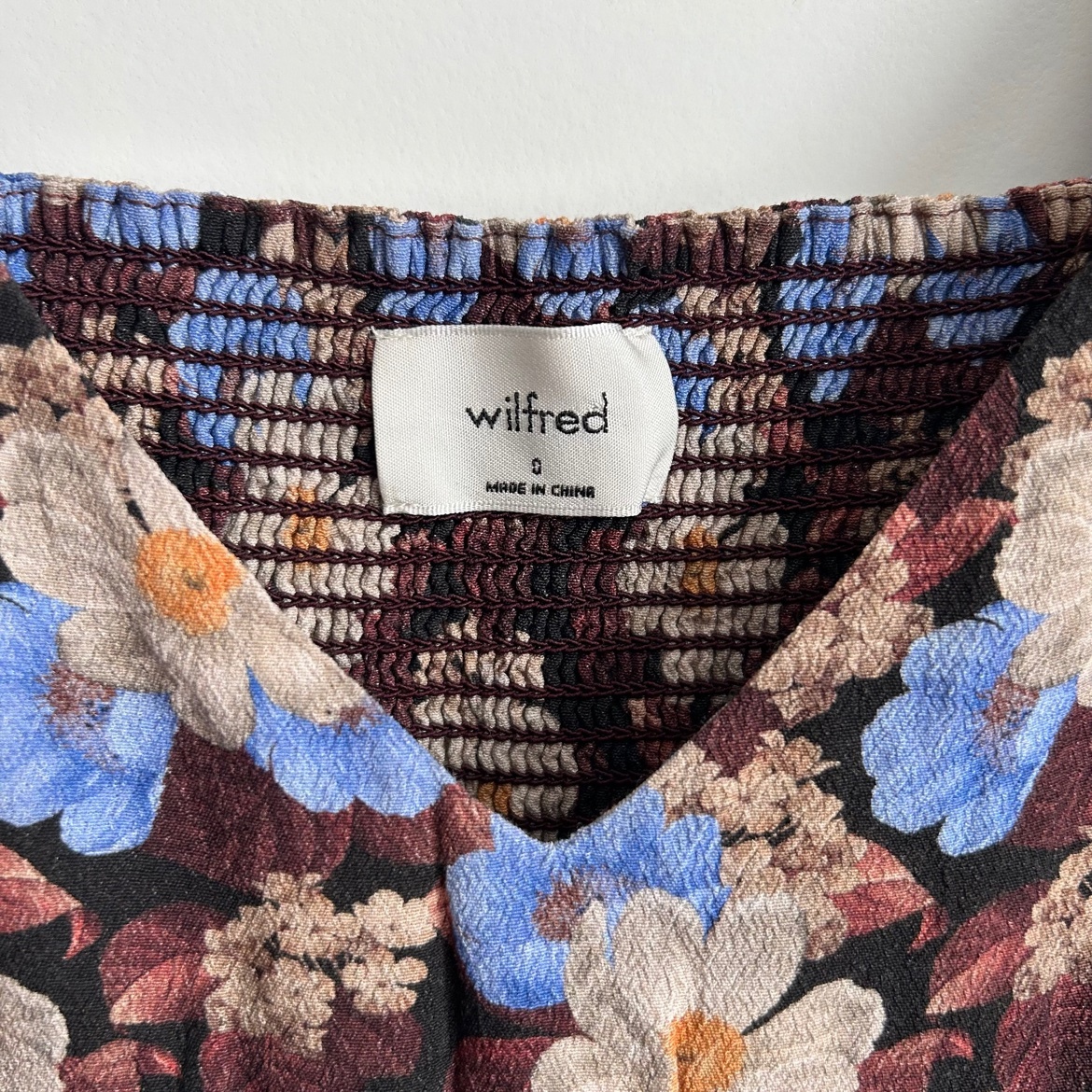 Wilfred Floral Slip Mini Dress – Size 0, Used Like New - photo 5