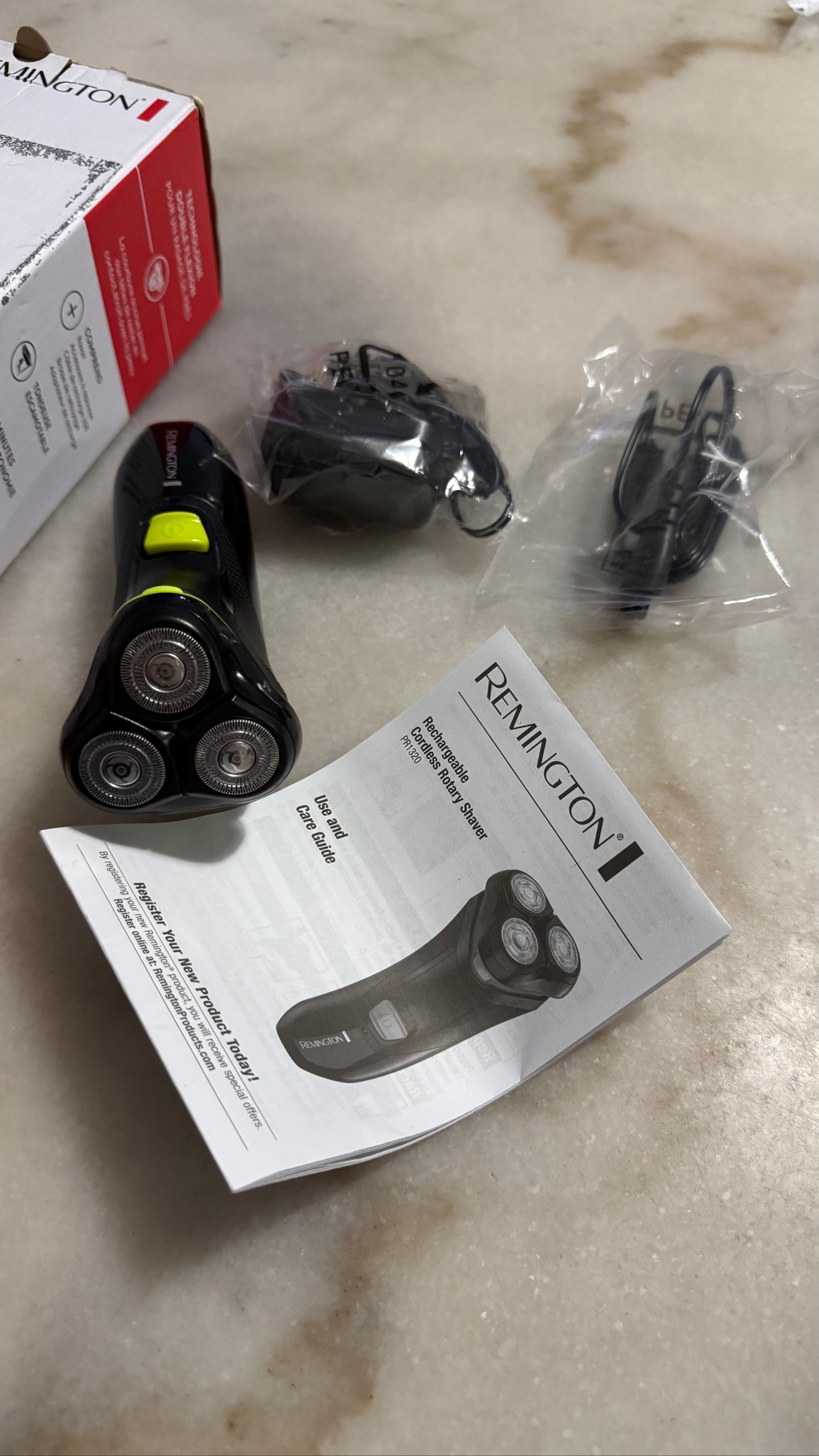 NEW Remington Cordless Rotary Shaver, No Stubble Gaurd - photo 2