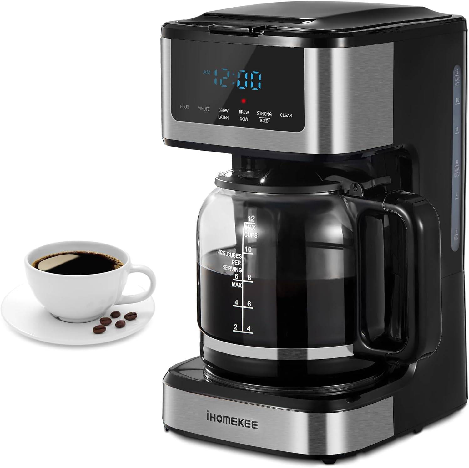 Programmable Coffee Machine (with Iced Coffee Mode) Timer & more