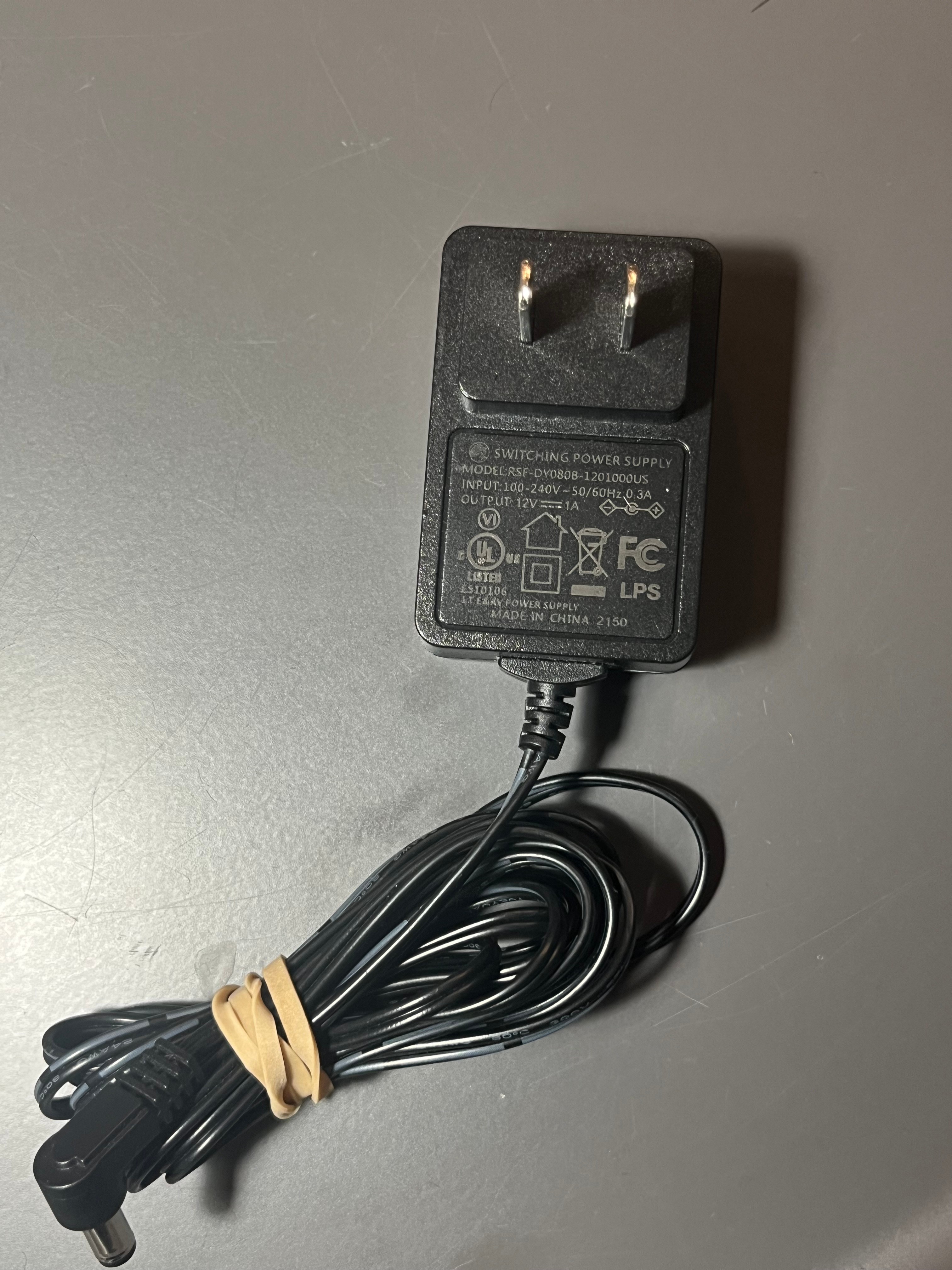 12V 1A AC DC Power Supply Adapter RSF-DY080B-1201000US