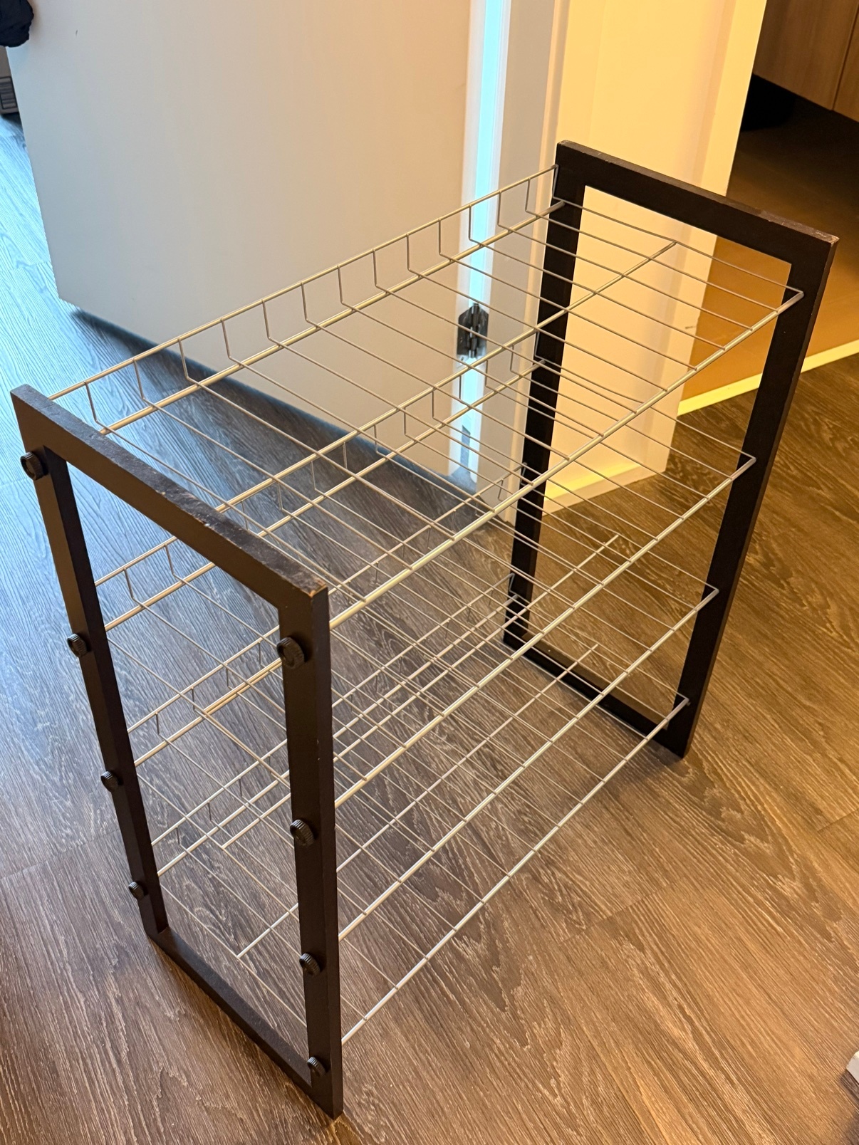 4-Tier Wire Shoe Rack – Shoe Organizer
