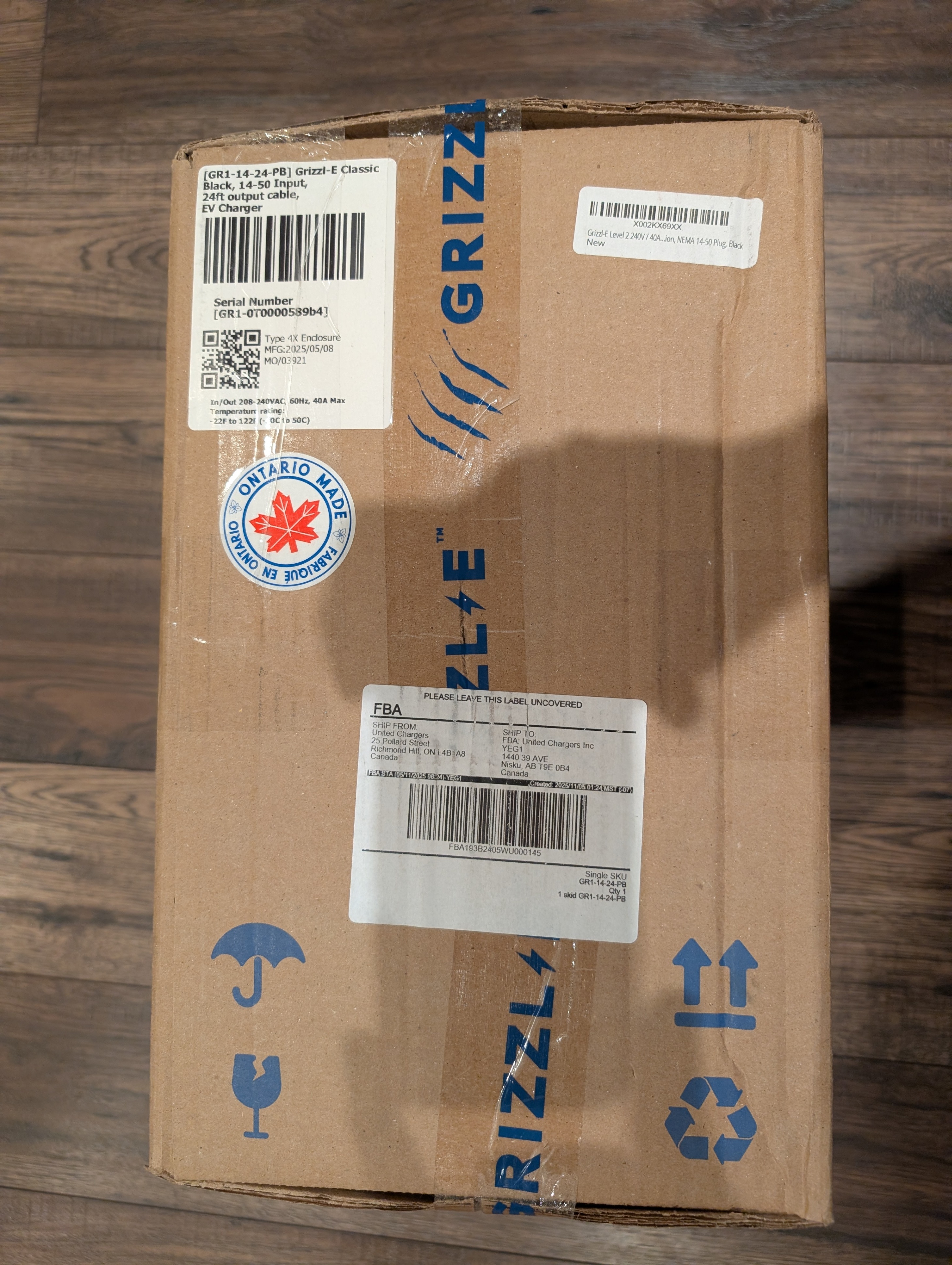Grizzl-E Level 2 EV Charger – 240V / 40A–NEMA 14-50 / Brand New - photo 2