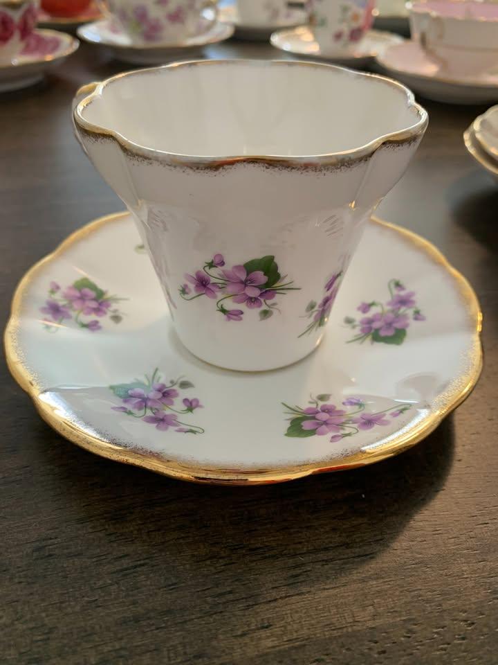 Sandringham Bone China Cup and Saucer Set