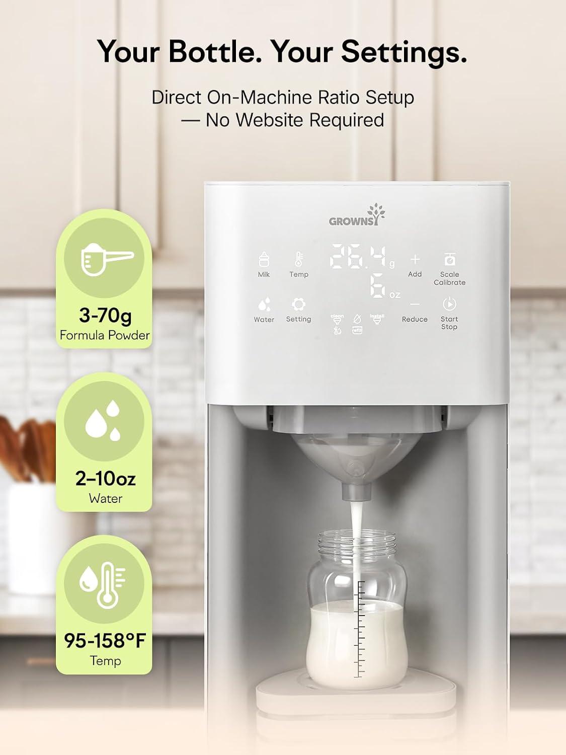 Baby Formula Dispenser, Ultra-Precise Automatic Formula Maker - photo 5