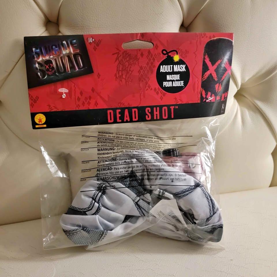 Deadshot Mask - Suicide Squad - Rubie's Fabric Mask Adult One