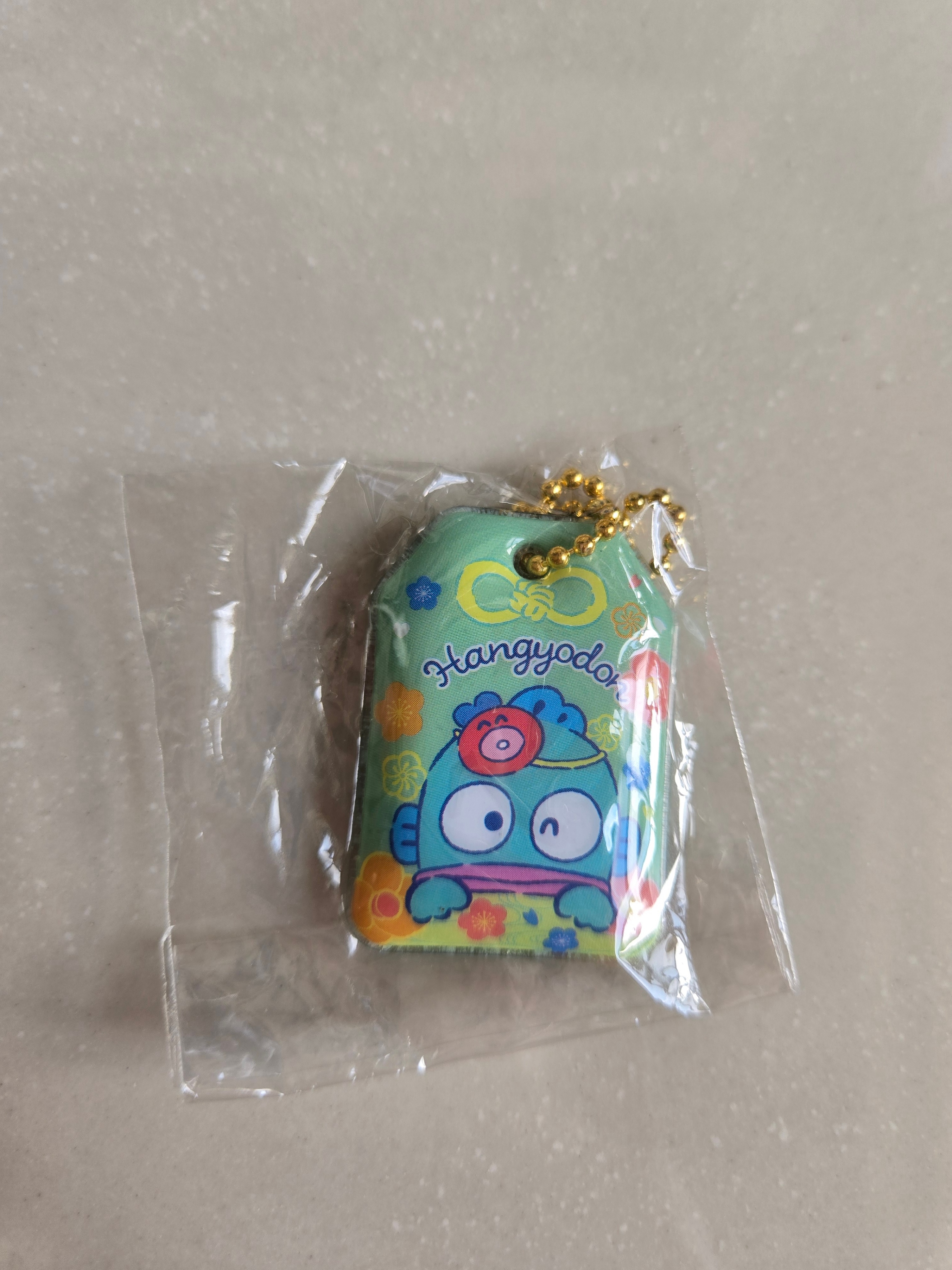 Hangyodon good luck amulet Keychain Sanrio Kura Sushi Japan
