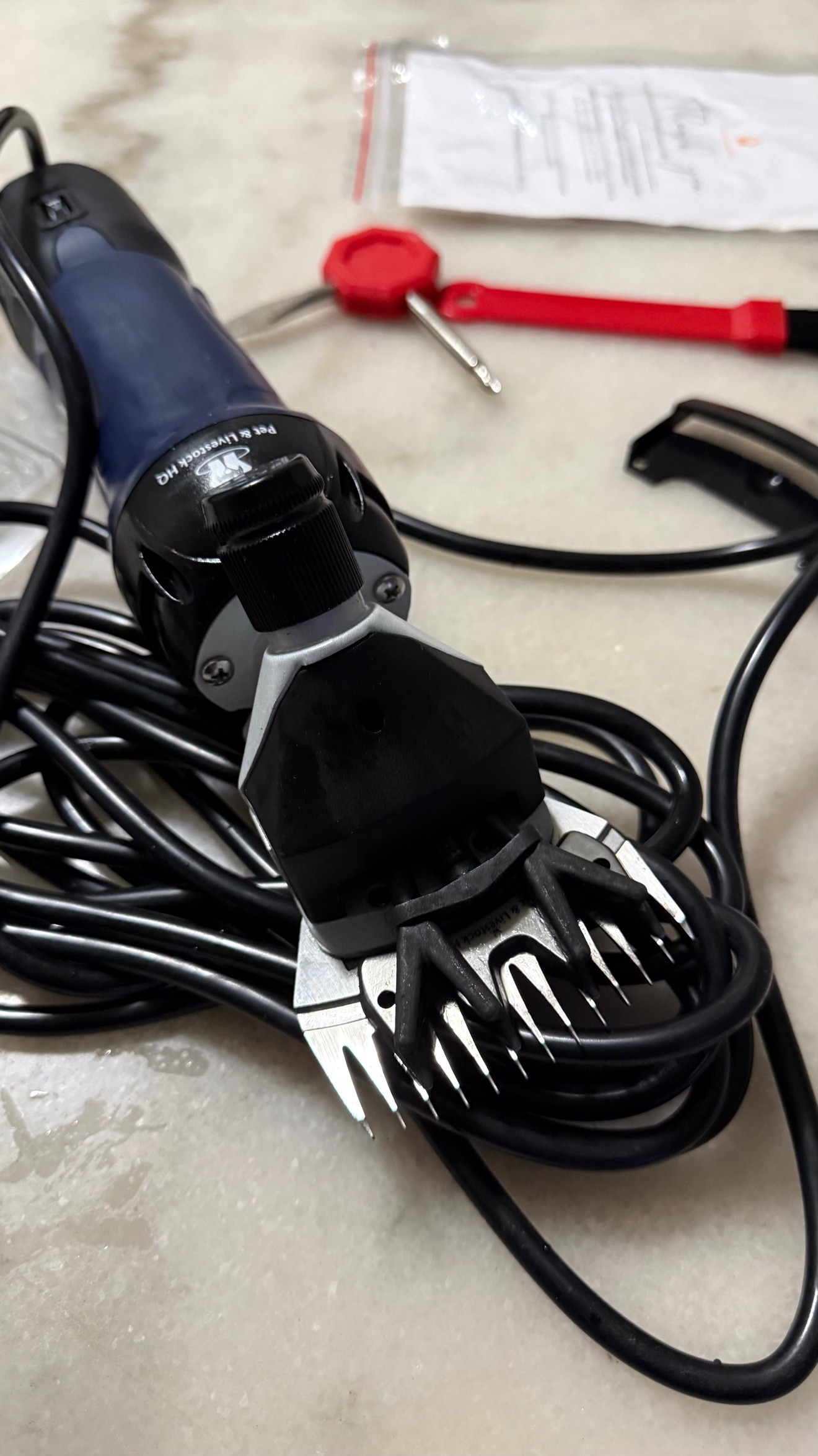 380W Electric Clipper for Fur Coats + 2 Blades - photo 4