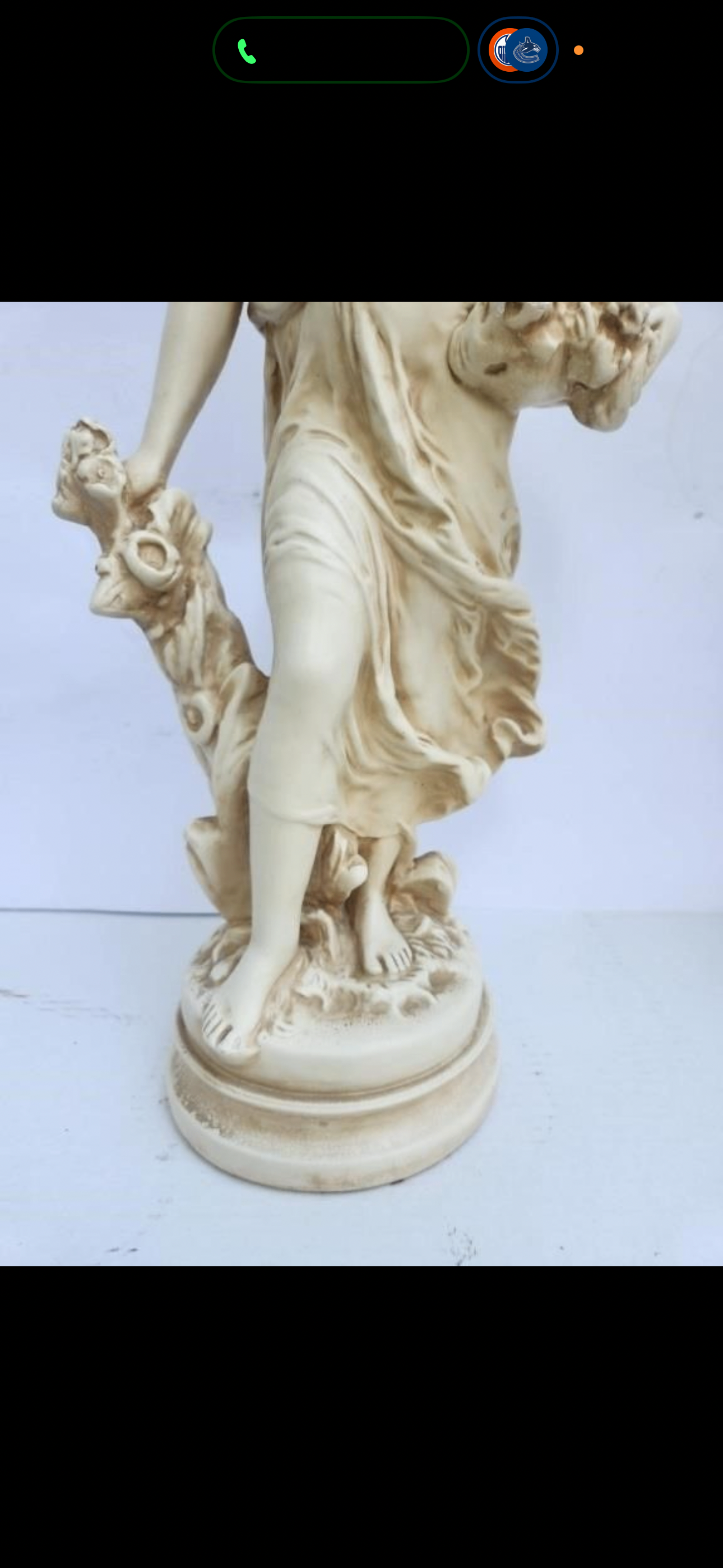 MCM Hip Moreau Statue-Alexandre Backer Figurine - photo 4