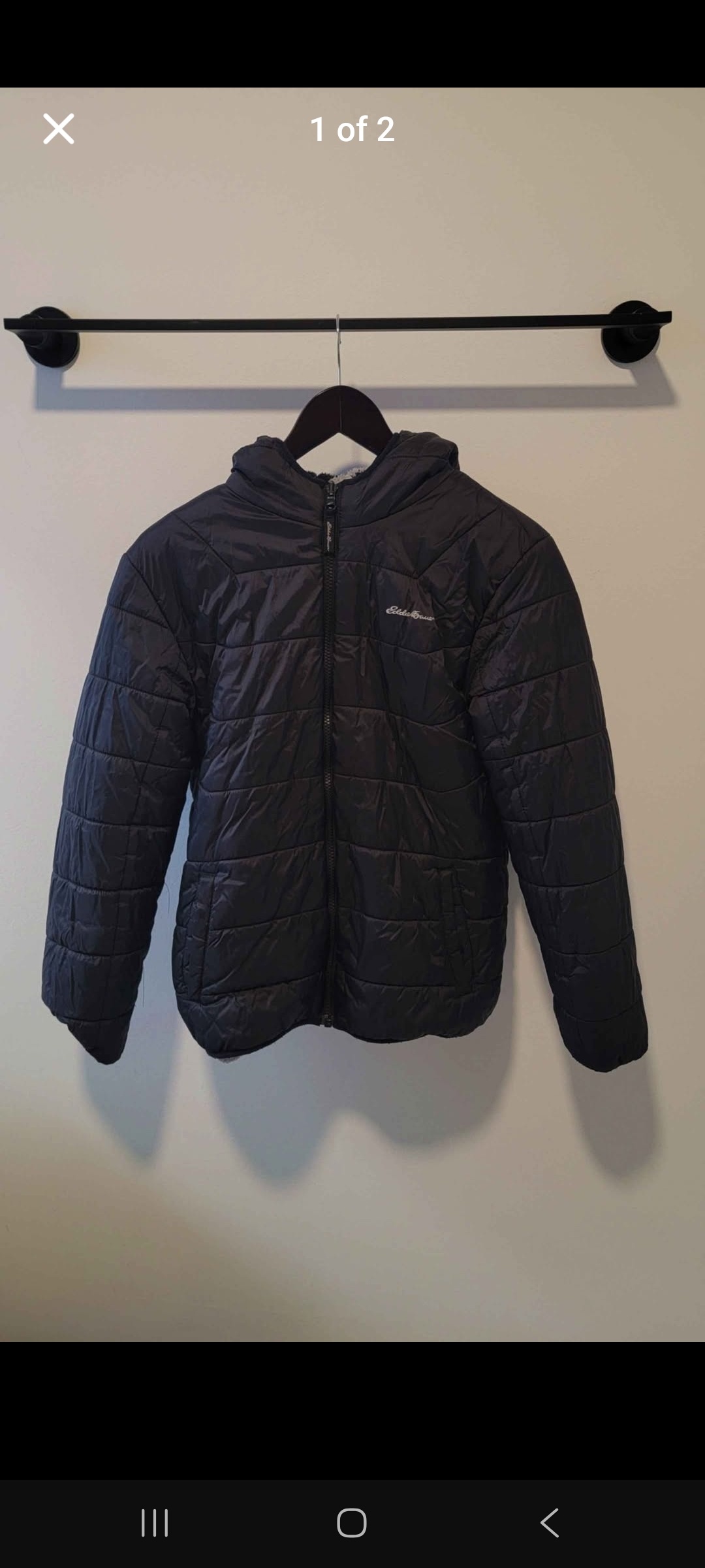 Kids Eddie Bauer REVERSIBLE JACKET (age 10-12) T