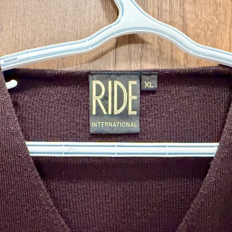 RIDE Knit Cardigan — Chocolate Brown, Size XL - photo 2