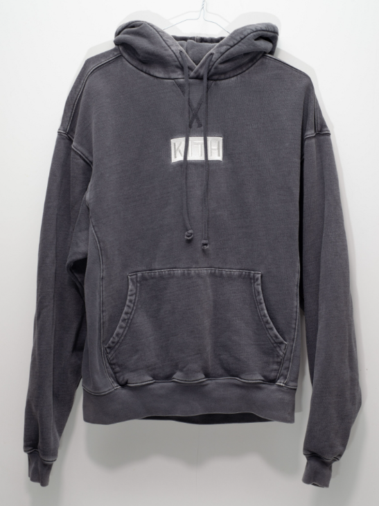 Kith Williams III Hoodie – Dark Grey / Box Logo (Size XS)