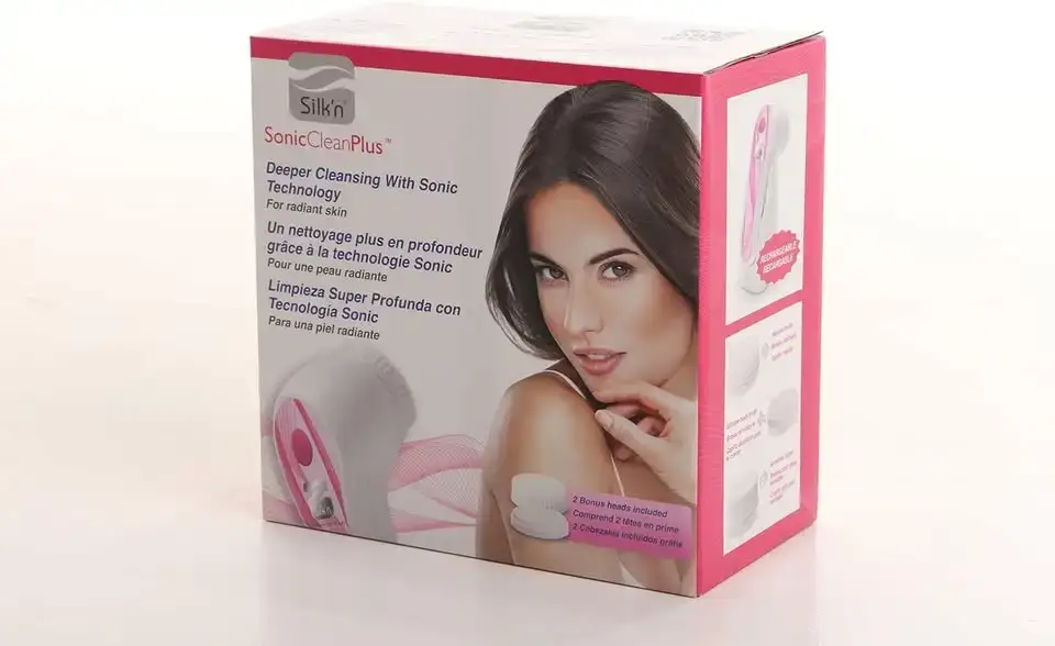 Silk'n Cepillo Limpiador Facial, color rosa - photo 2