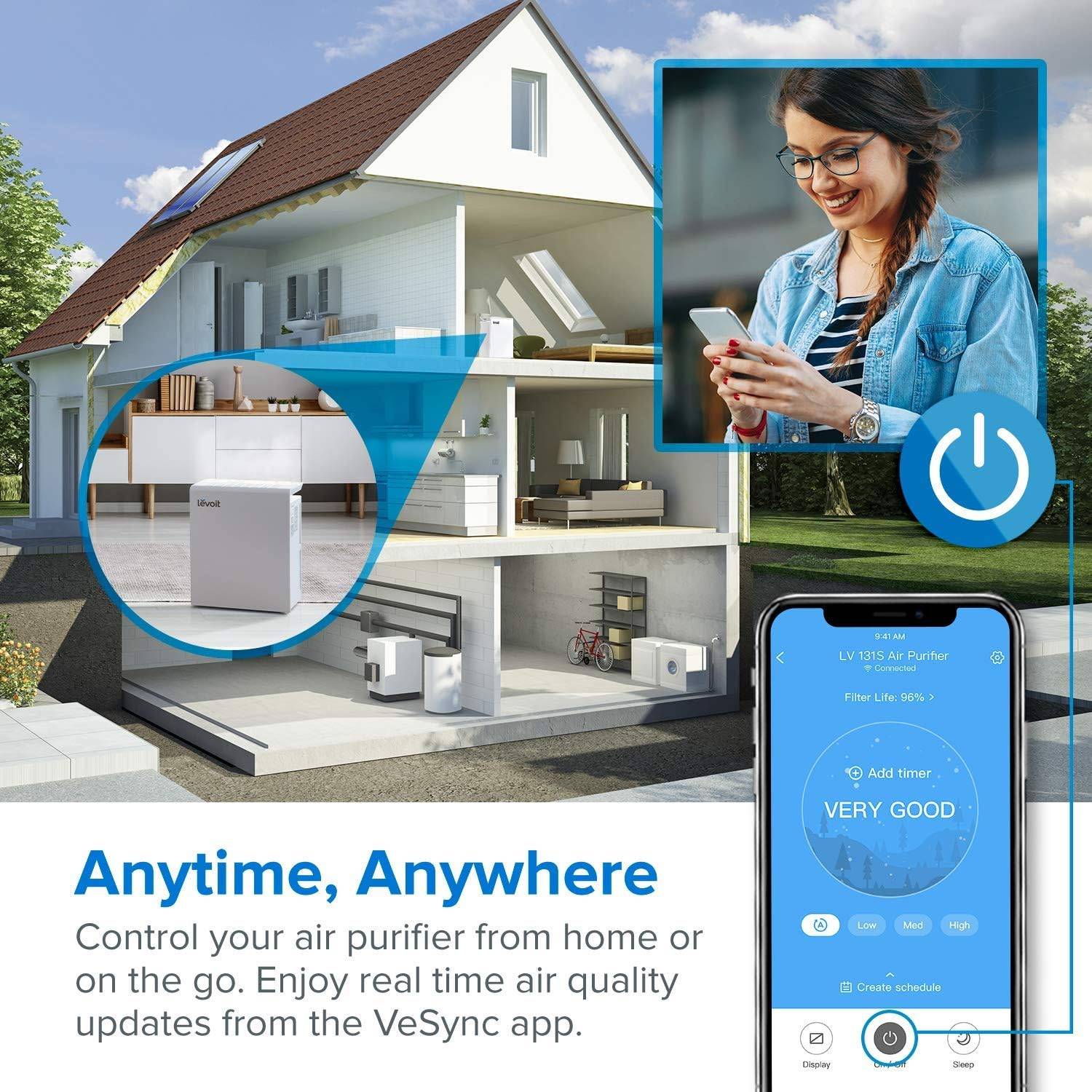 Levoit True HEPA Air Purifier and Filters - photo 4