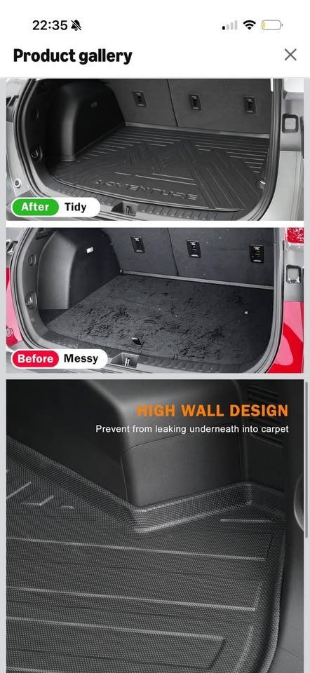 MSRP $110 NEW! Trunk Cargo Mat for Chevy Equinox/GMC Terrain - photo 4