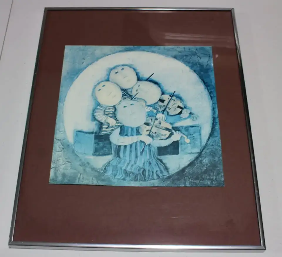 Graciela Rodo Boulanger Pair of Framed Musical Artwork Prints - photo 4