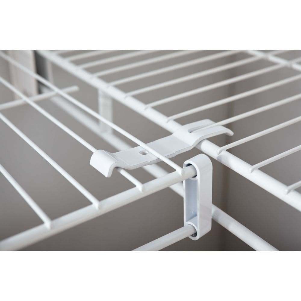 SET Linen Metal Wire Shelf Shelves Shelving Hanger and  Hardware - photo 4