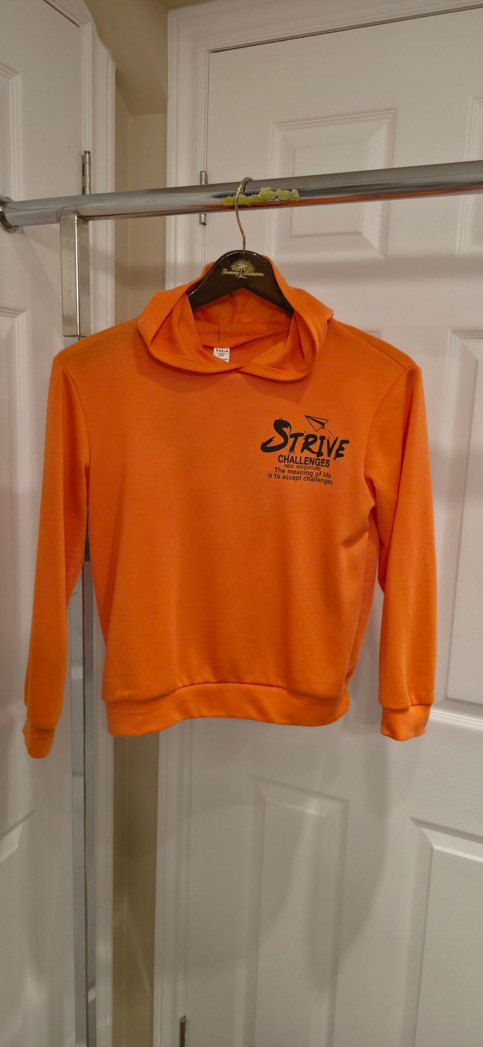 Kids SHEIN STRIVE hoodie size 10Y, orange