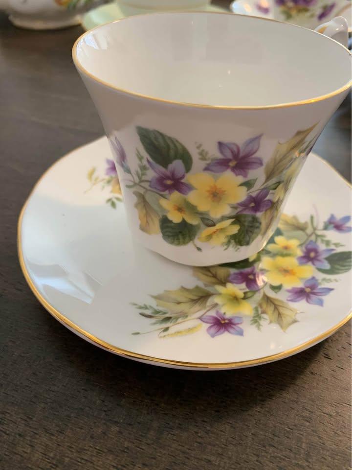 Springfield Bone China Tea Cup and Saucer