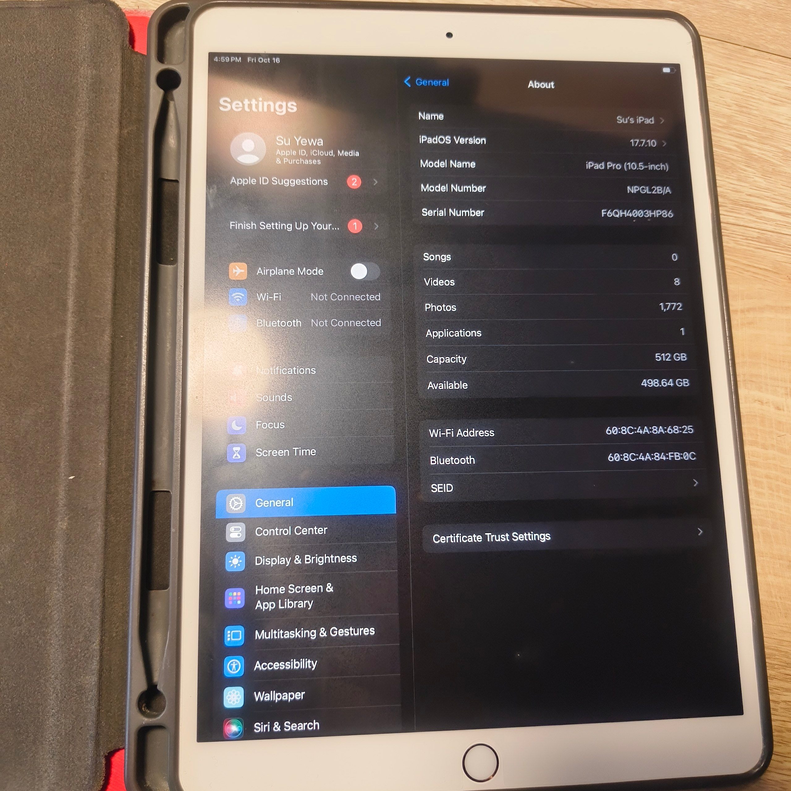 Apple iPad Pro 10.5-inch 512GB + Apple Pencil – Rose Gold - photo 3
