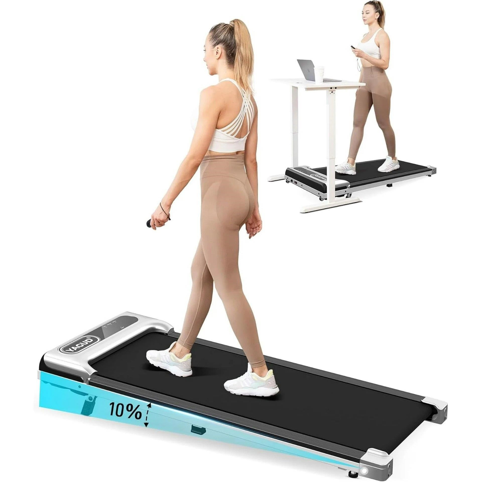 YAGUD Walking Pad Treadmill with Incline