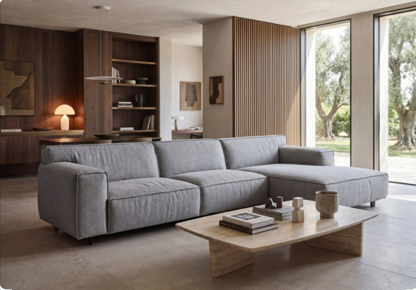 Furninova Vesta Sectional Sofa-  Scandinavian Design - photo 2