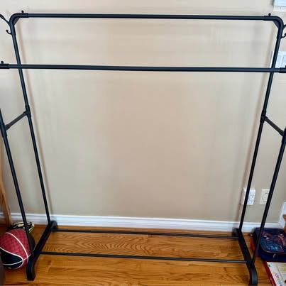 Double Rail Clothing Rack / Garment Organizer – Metal