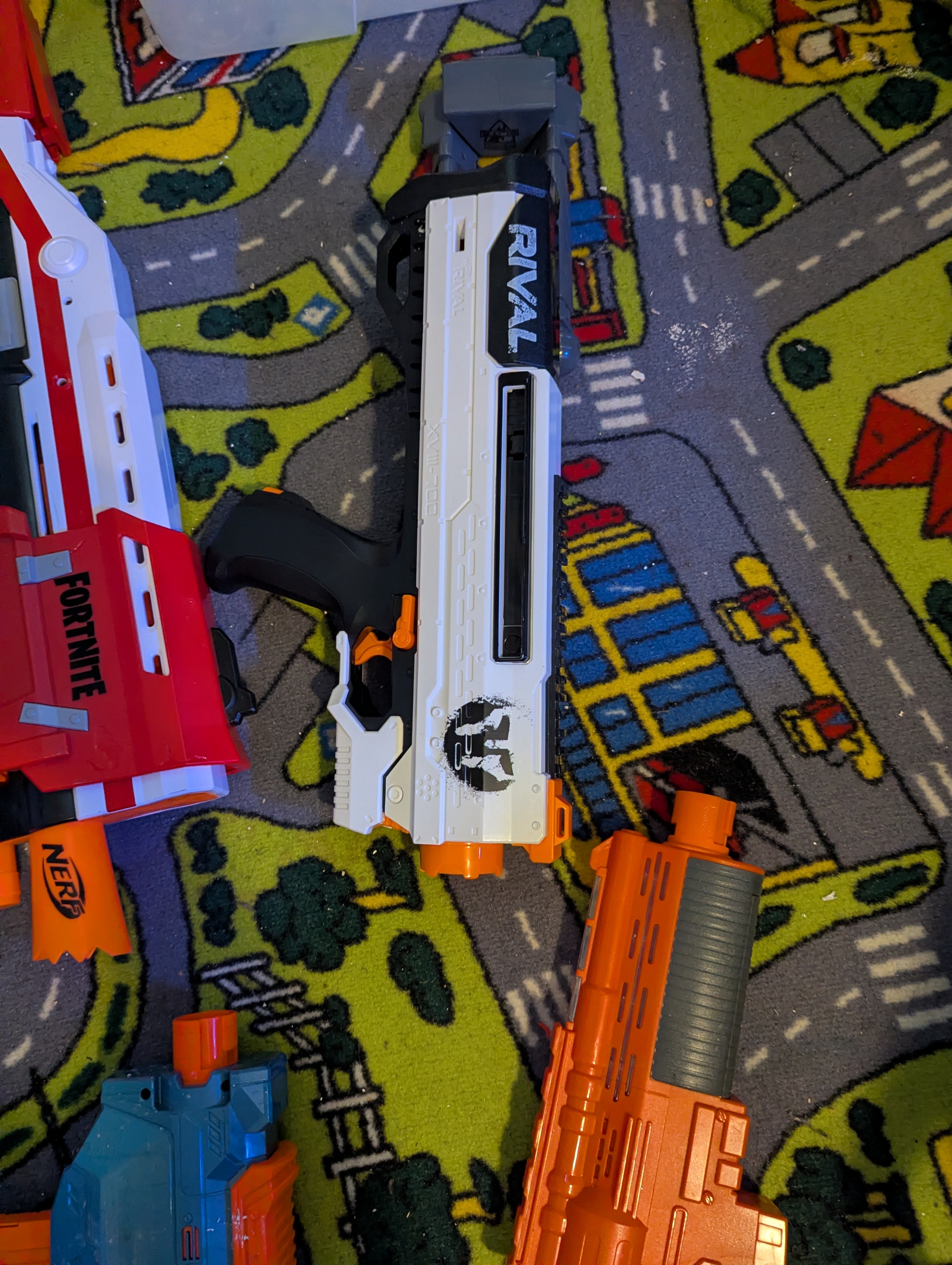 Large Nerf Blaster Lot - 23 Blasters + Darts