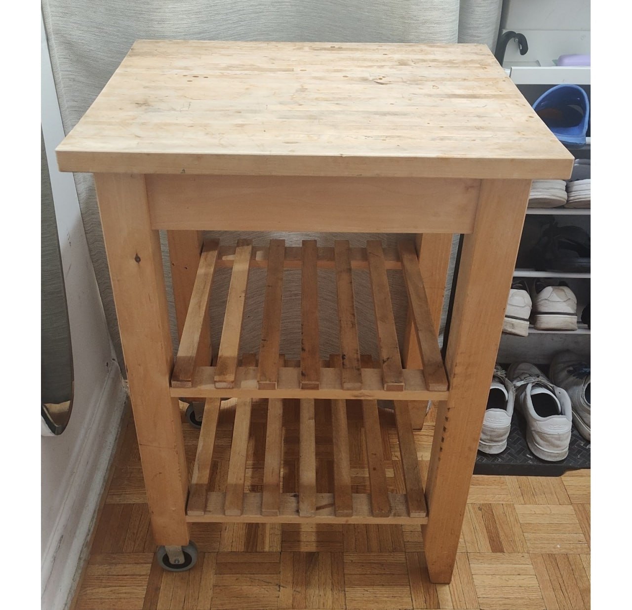Rolling Kitchen Cart (kitchen island-table)