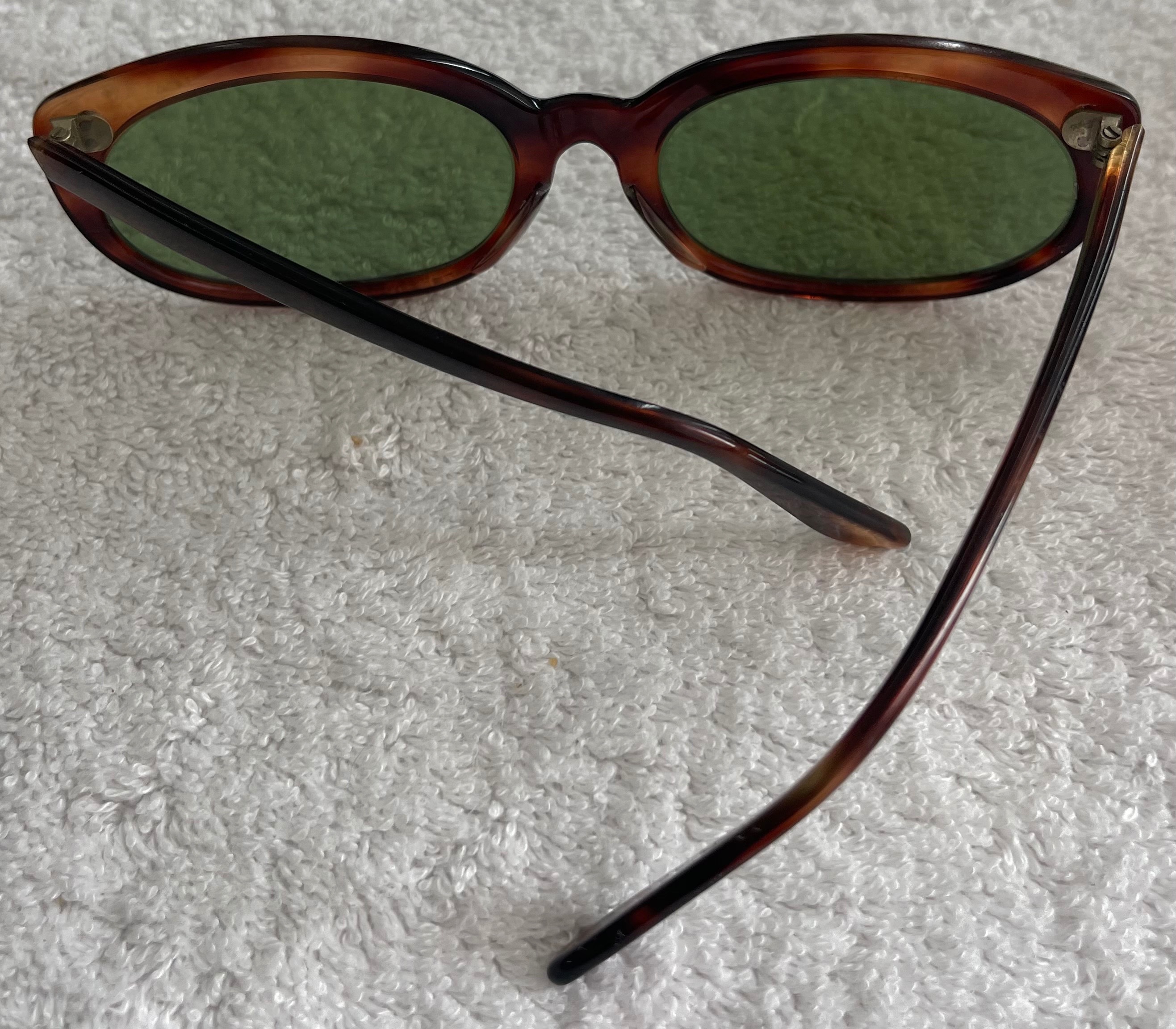 Vintage 90s Tortoiseshell Soft Cat Eye Sunglasses Frame - photo 4