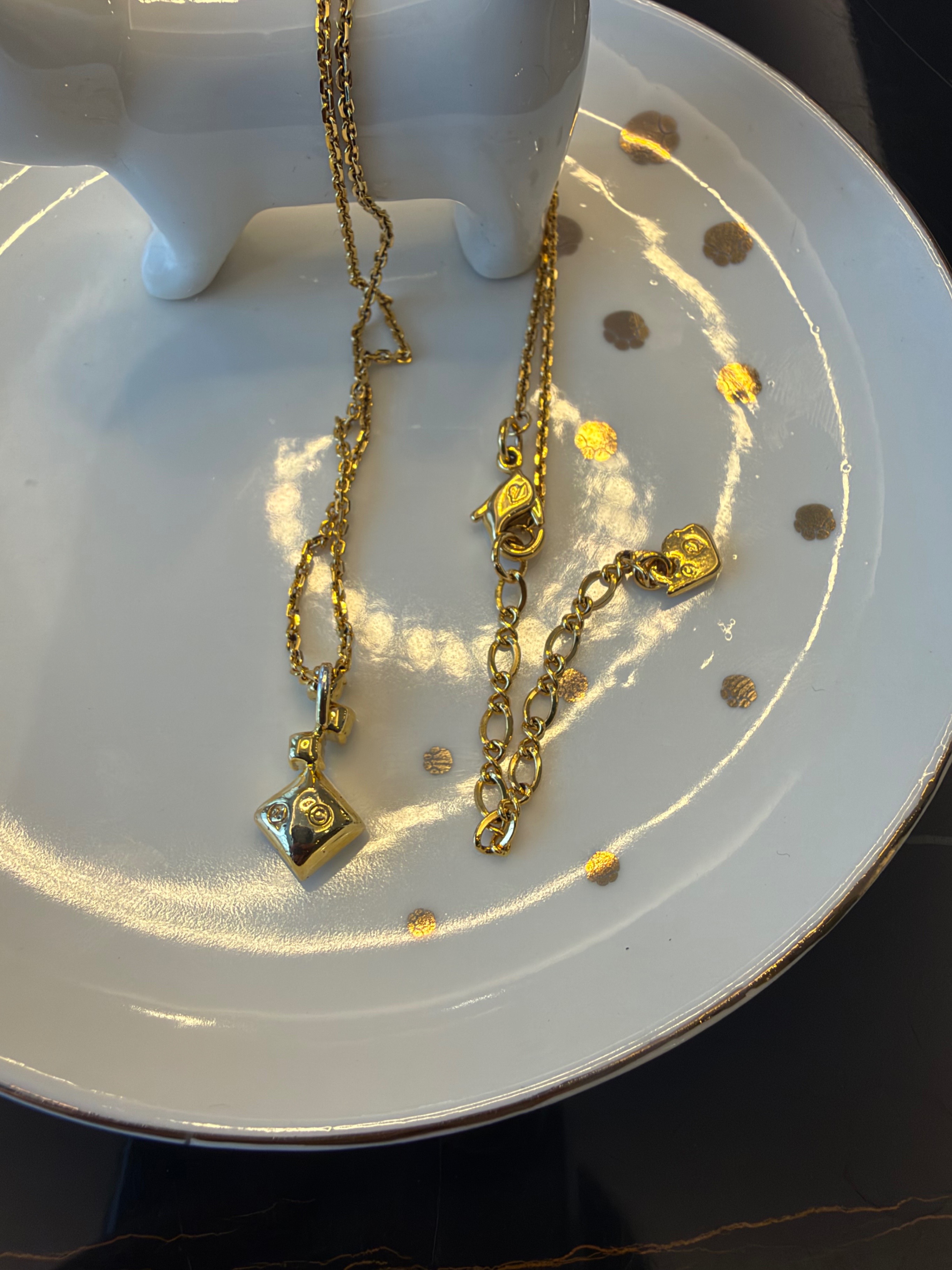 Swarovski Gold Tone Crystal Pendant Necklace - photo 3