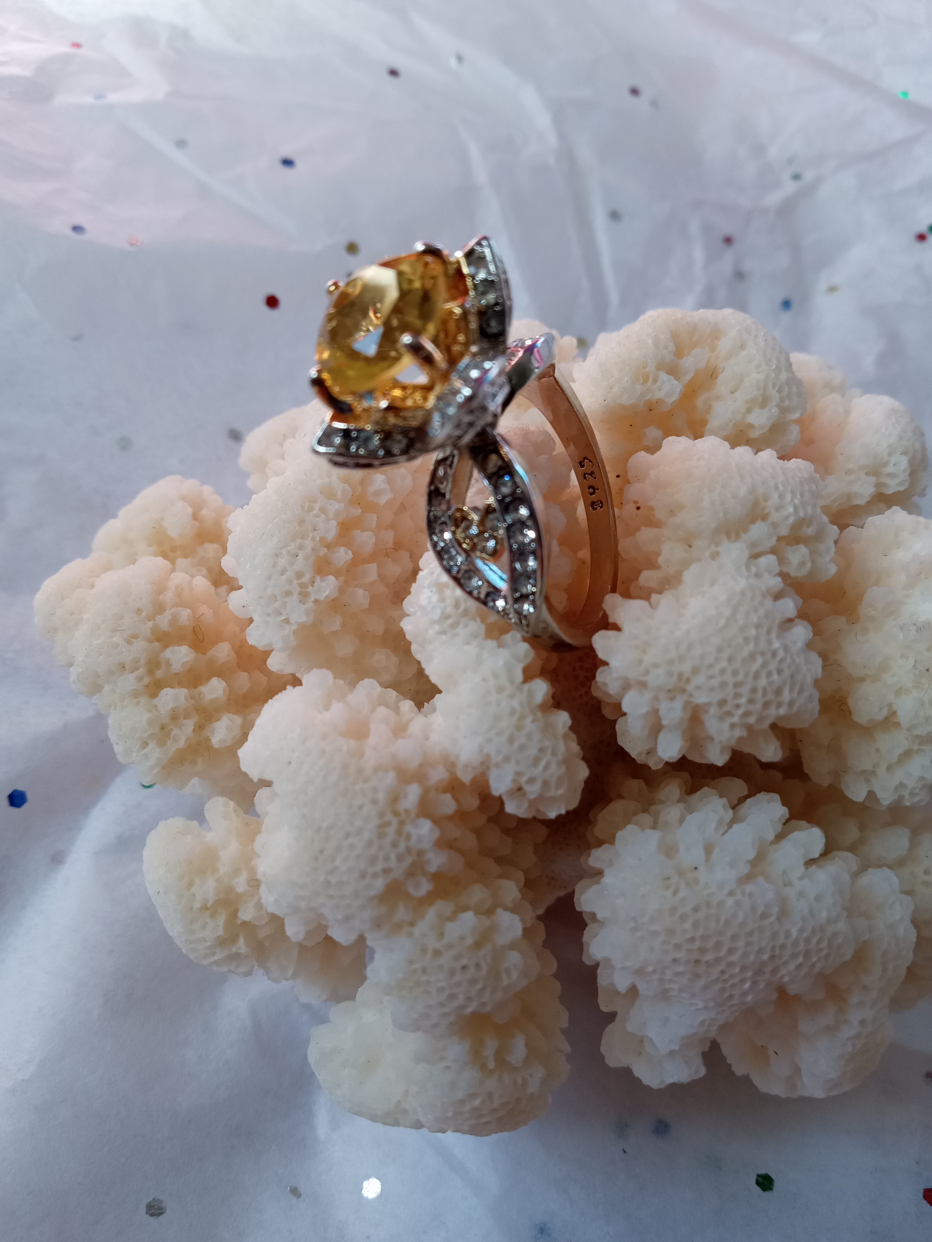 Yellow Golden Honey Citrine Ring - photo 4