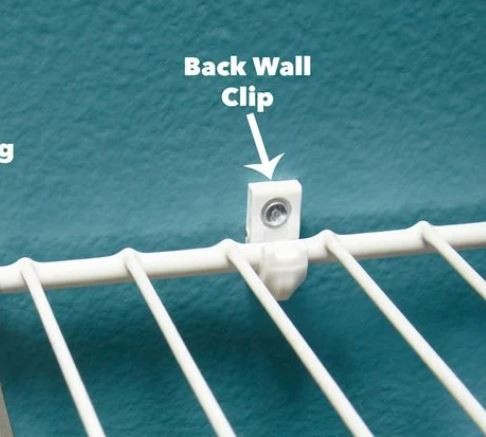 SET Linen Metal Wire Shelf Shelves Shelving Hanger and  Hardware - photo 3