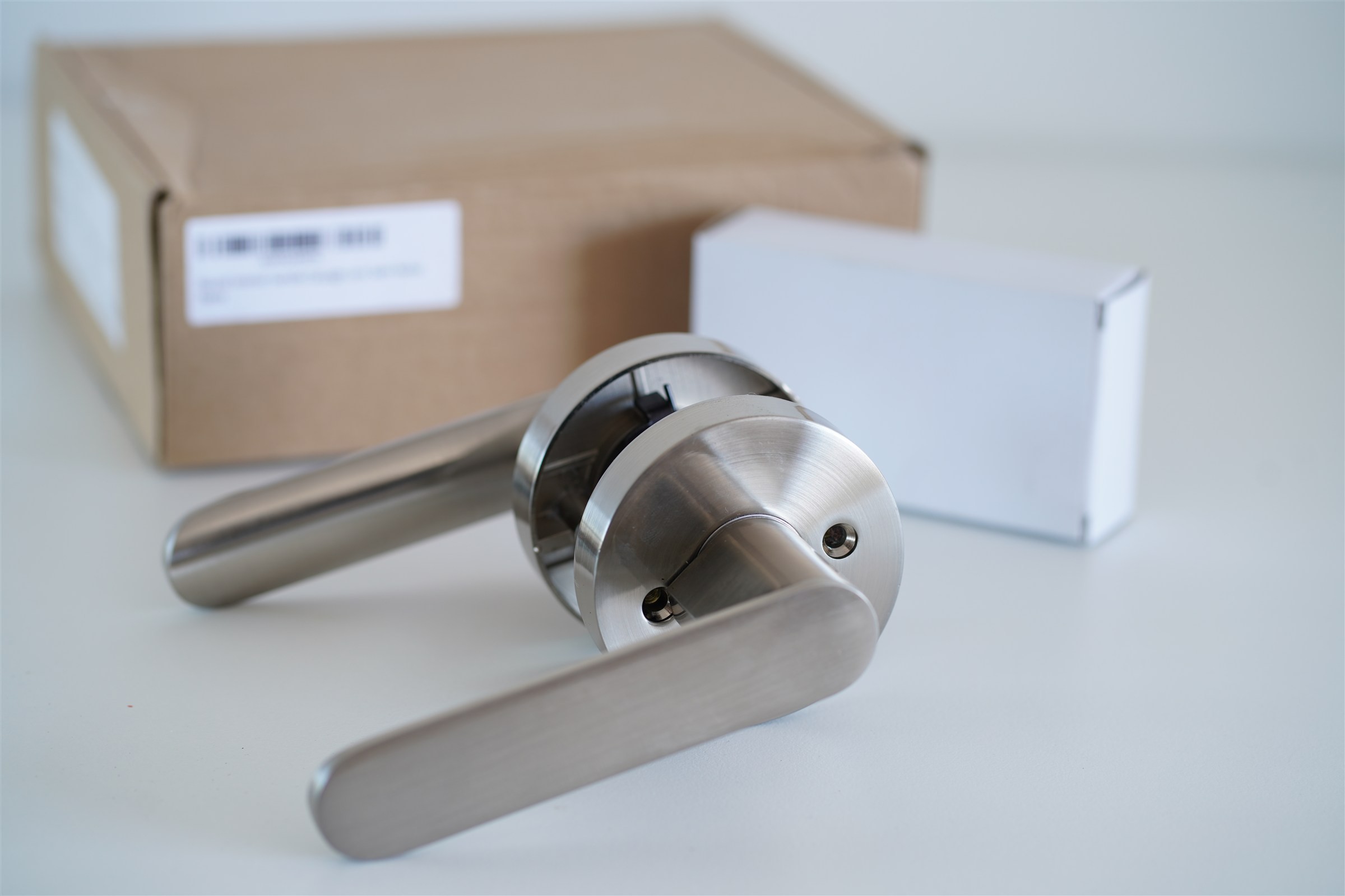 New D904 Satin Nickel Door Levers - Passage, Privacy, Dummy - photo 2