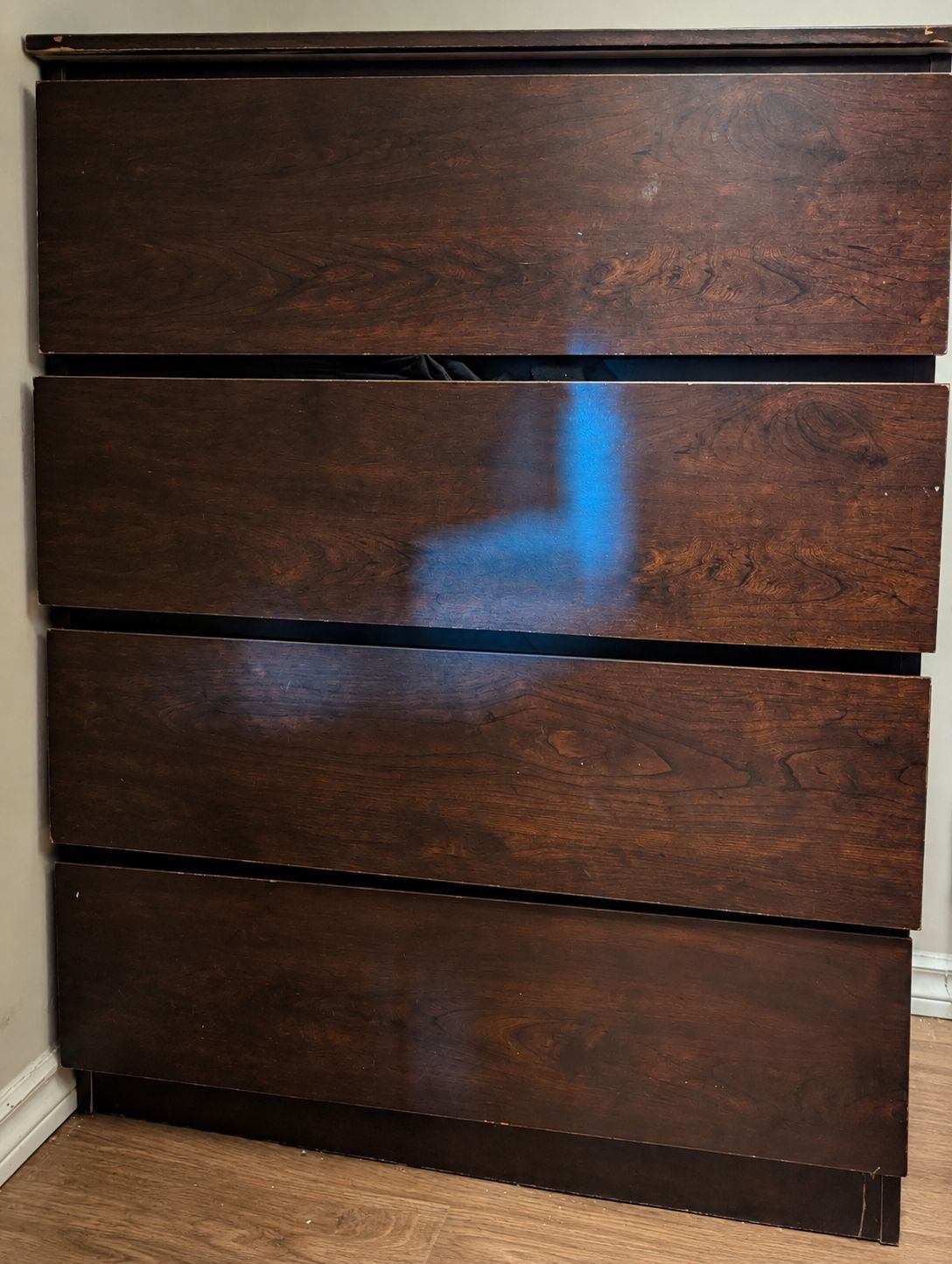 Moving Sale – Dark Brown 4-Drawer Dresser / Chest