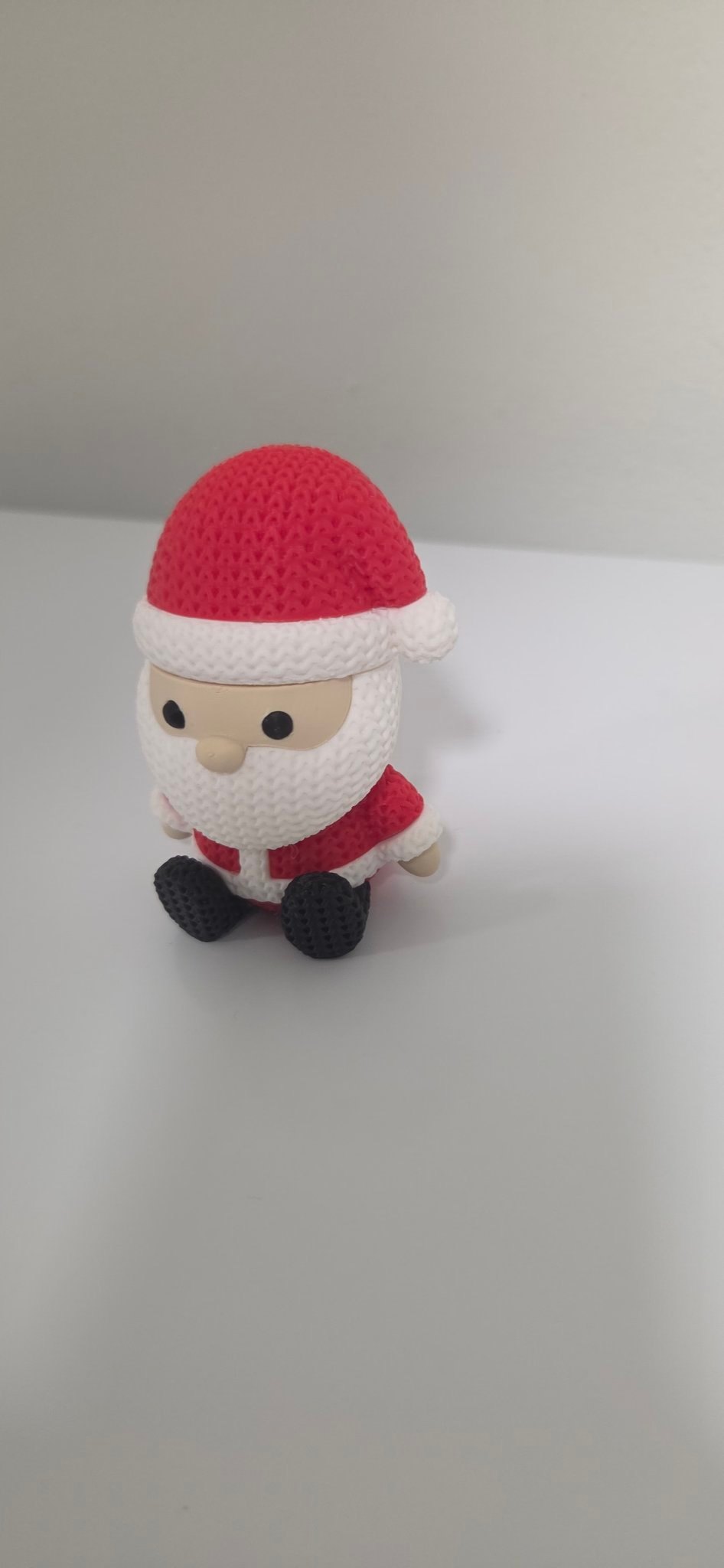 Knitted Santa Claus — 3D Printed Christmas Decor · $10