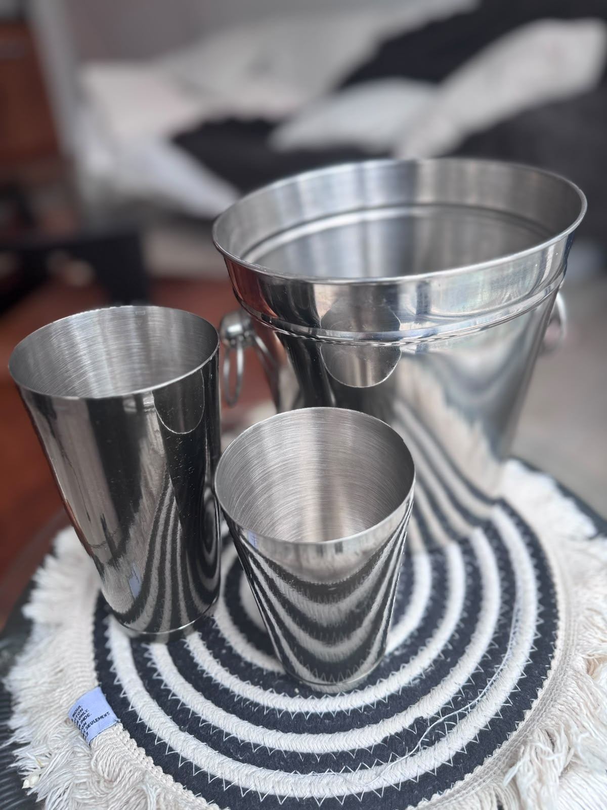 Cocktail Shaker & Stainless Steel Champagne/Wine Bucket - photo 2