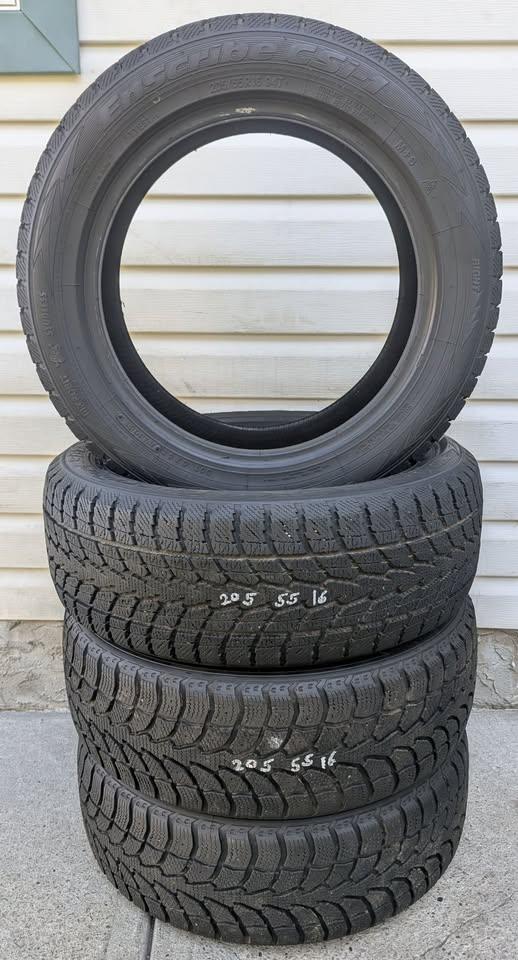 205 55 R16 M+S Toyo Ensribe CSi + Rovelo RWS-677 snowflake rated - photo 2