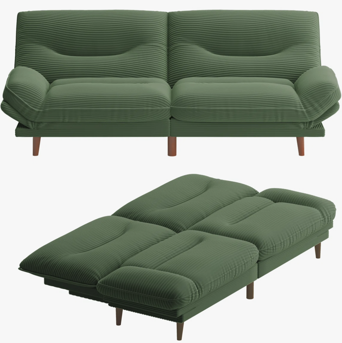 FUTON Sofa with Adjustable Sides and Back - photo 3