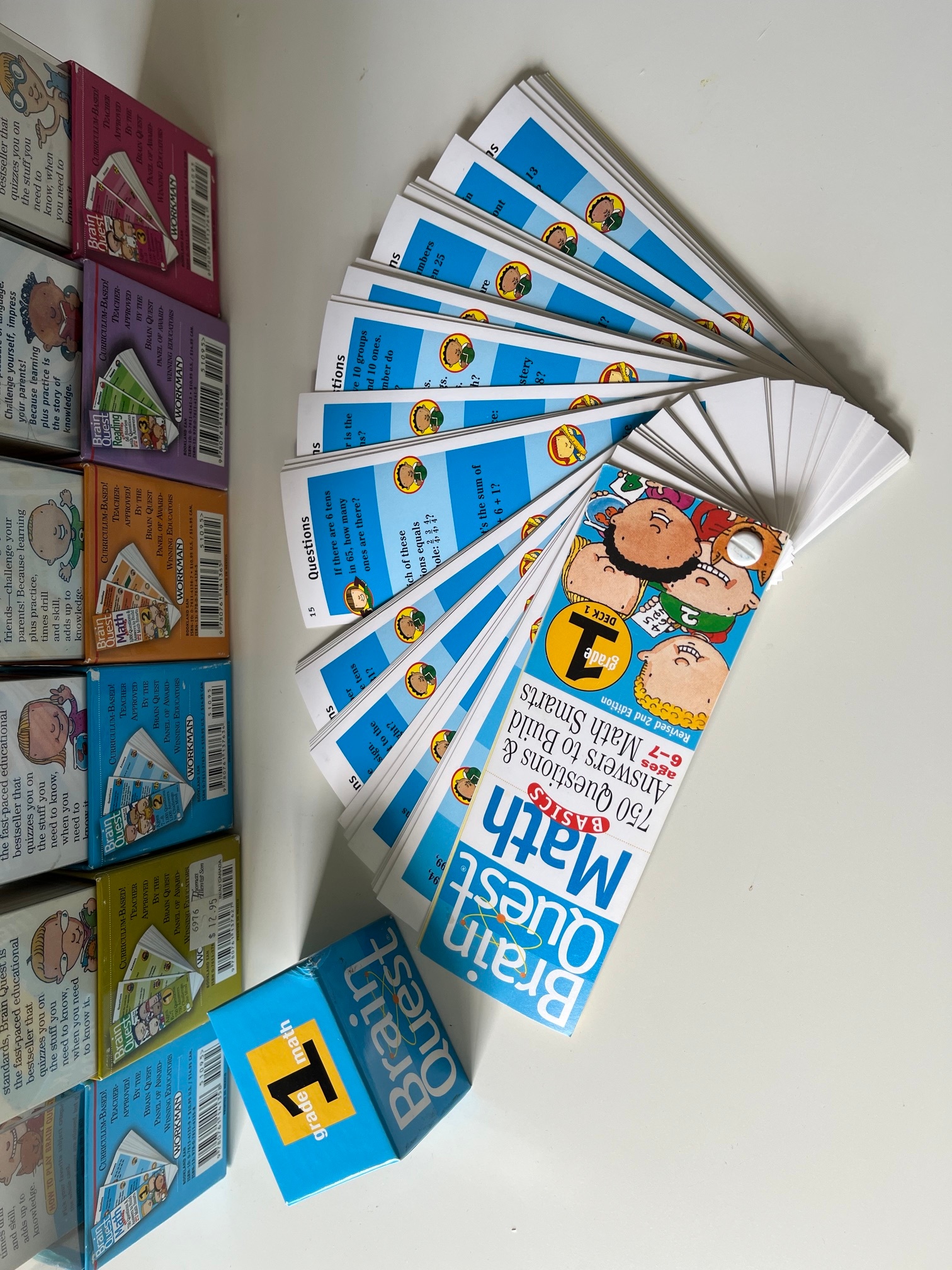 Brain Quest Smart Cards | Grades 1–3 | Set of 6 - photo 3