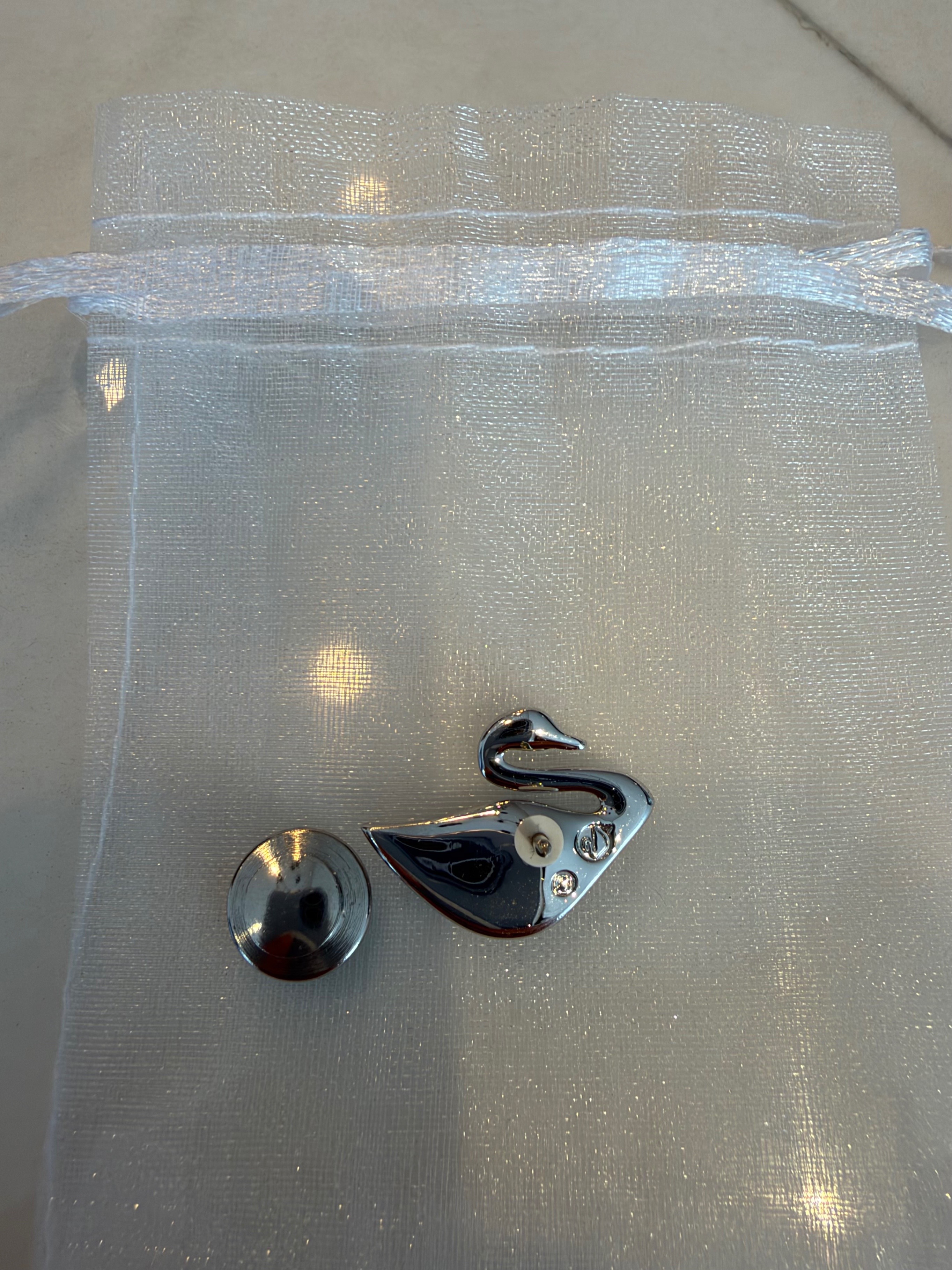 Swarovski SCS 2002 Magic of Dance Blue Swan Pin - photo 3