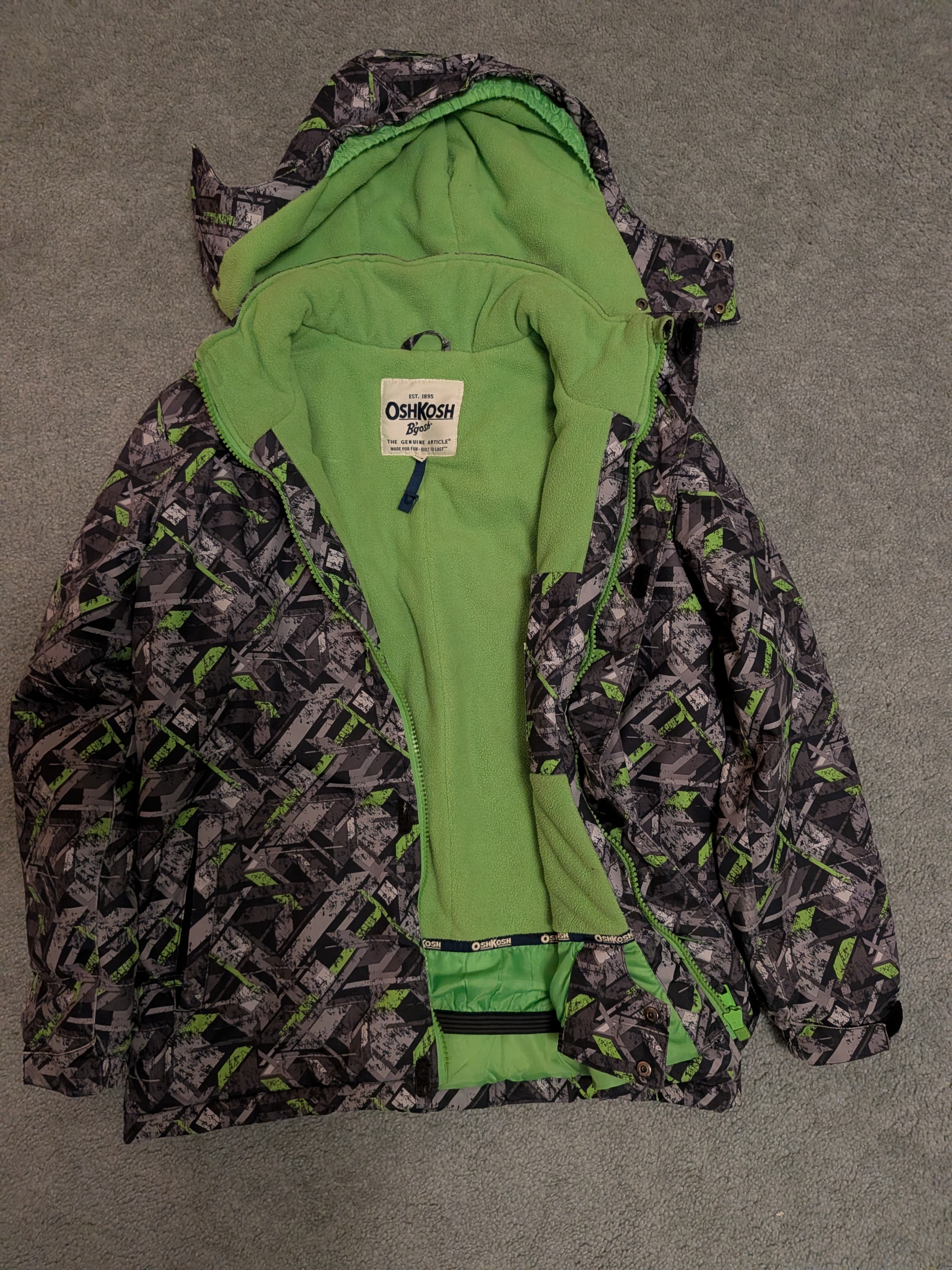 OshKosh B'gosh Winter Snow Suit Set Size 14