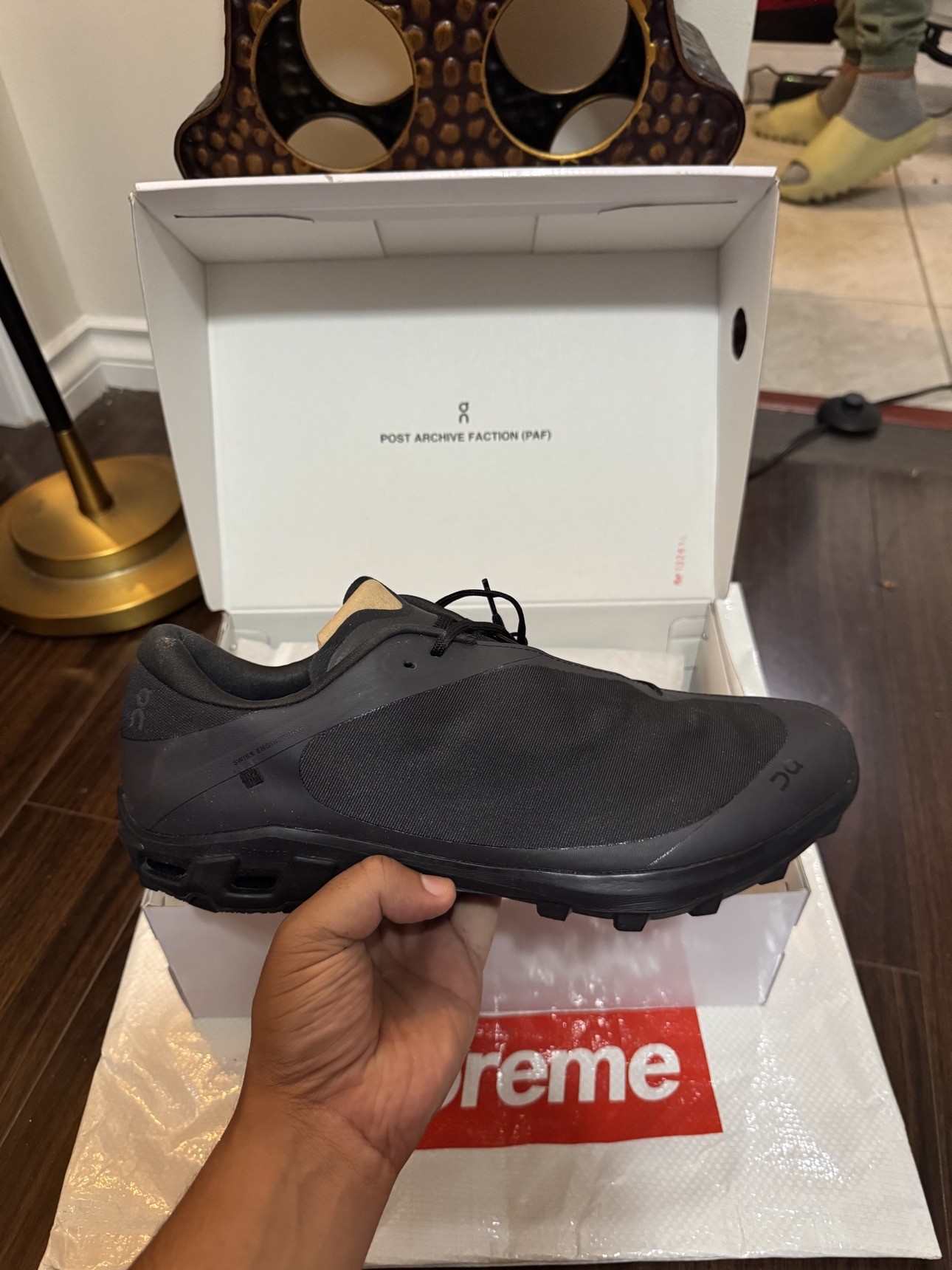 On Cloudventure Peak PAF All Black - Mens US 12 - Brand New - photo 3