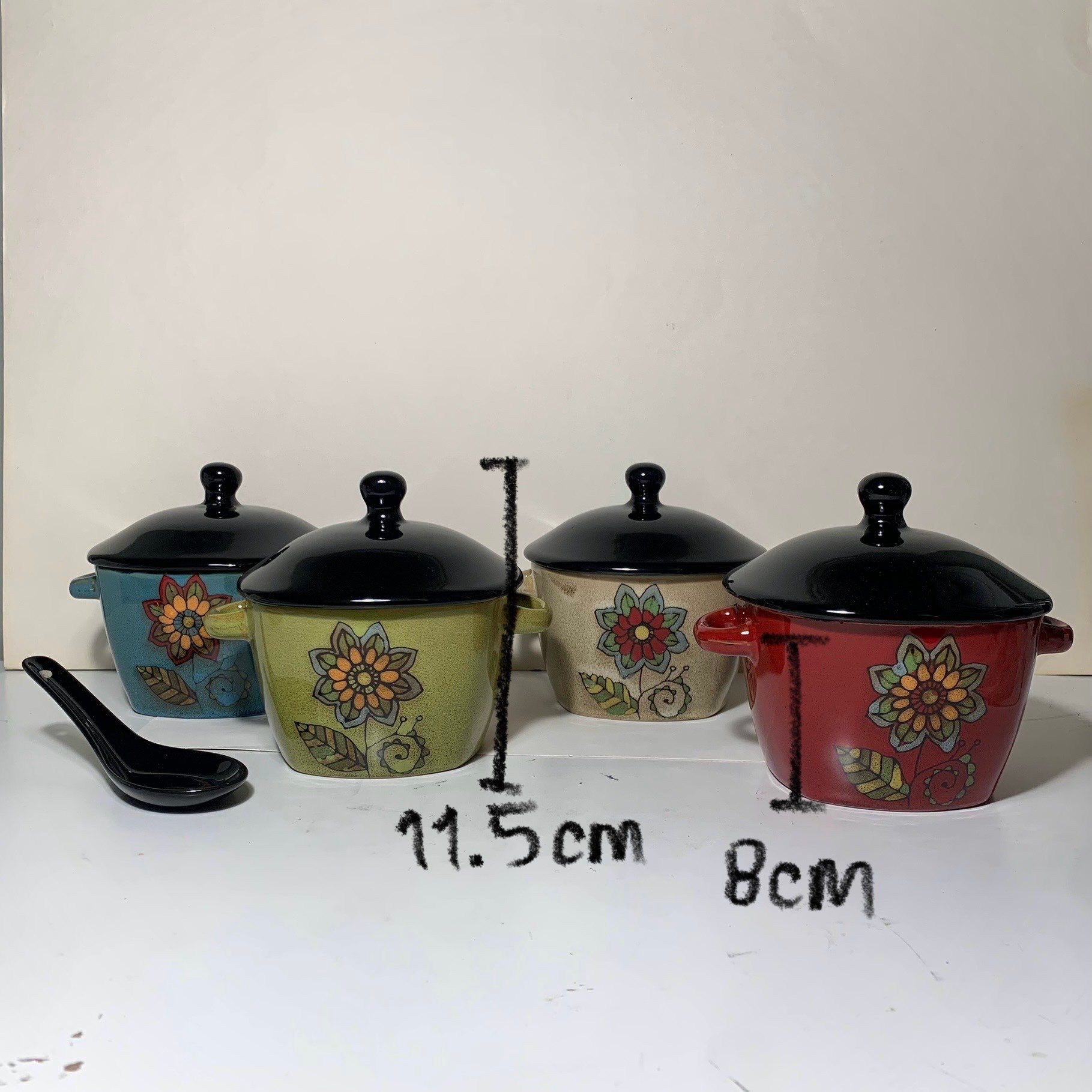 New Soup Bowl Set with Spoon & Lid - photo 3