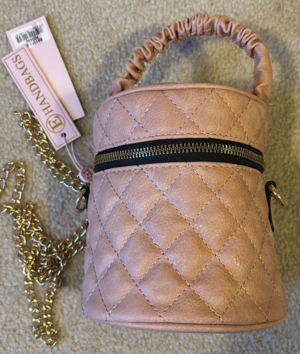 Pink Cylinder Shape Small Purse - photo 3