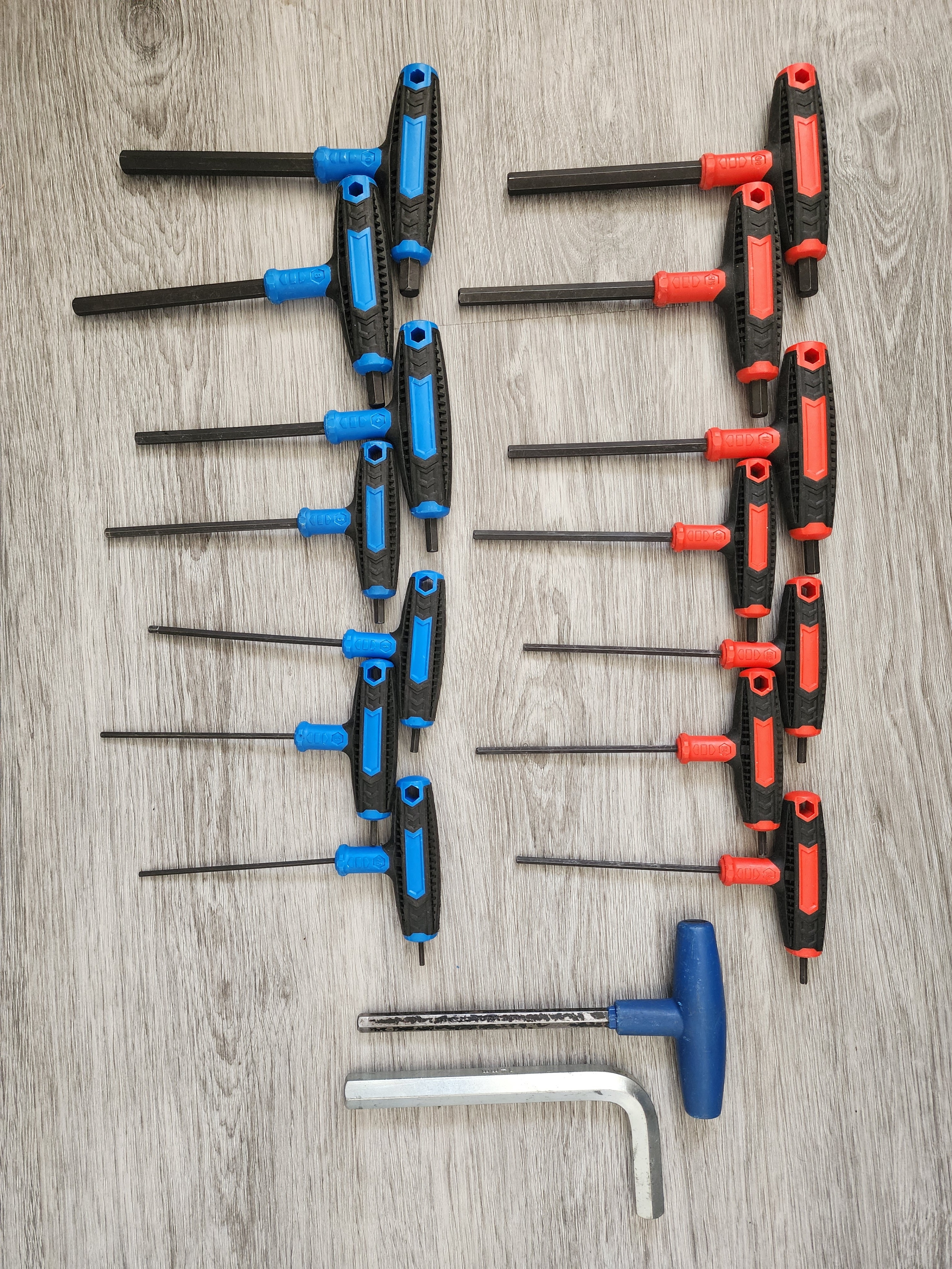 14 pc SAE/Metric T-Handle Hex Key Set Plus 27 Pce Multi Set - photo 2