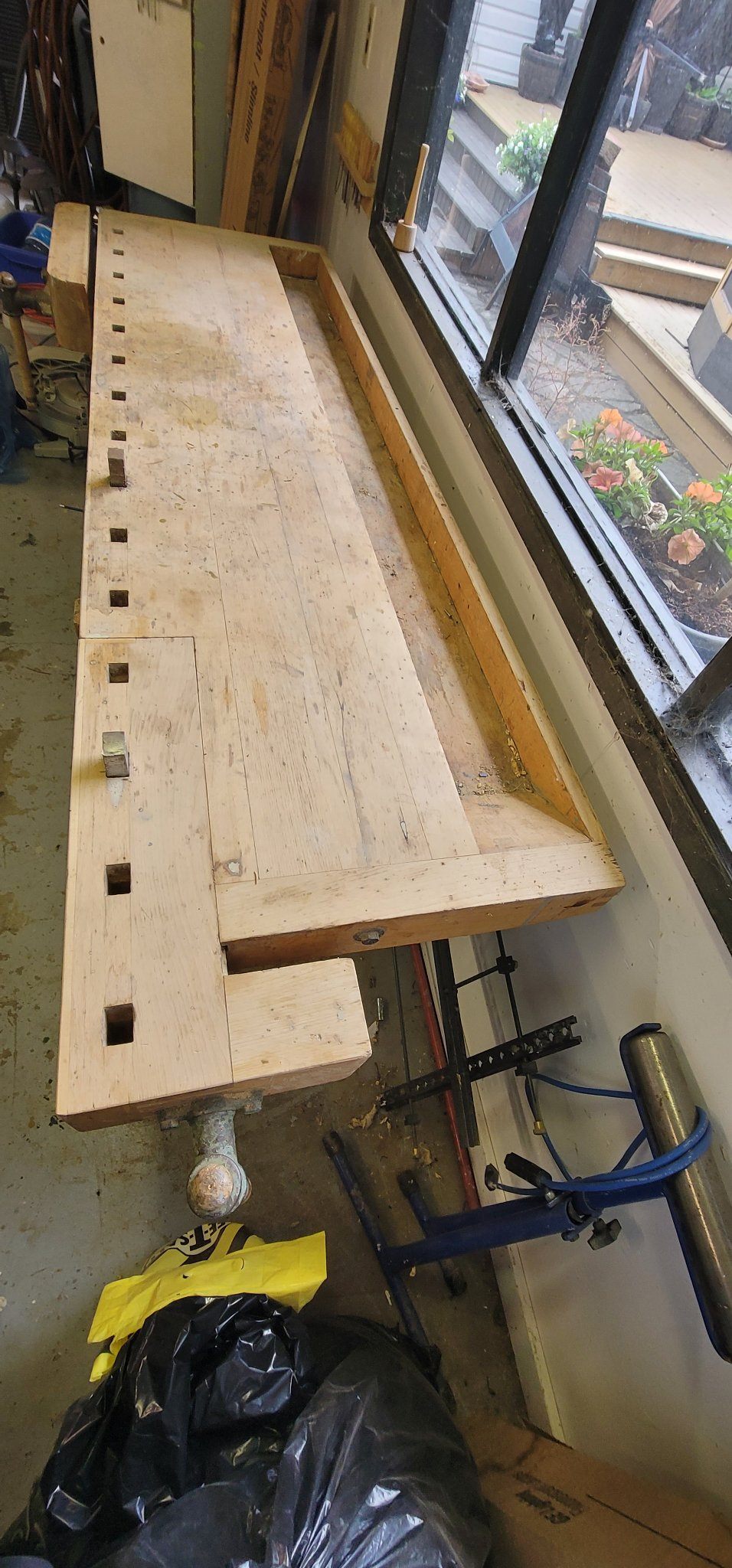 European Beech Cabinetmaker's Workbench — Face + Tail Vise - photo 4