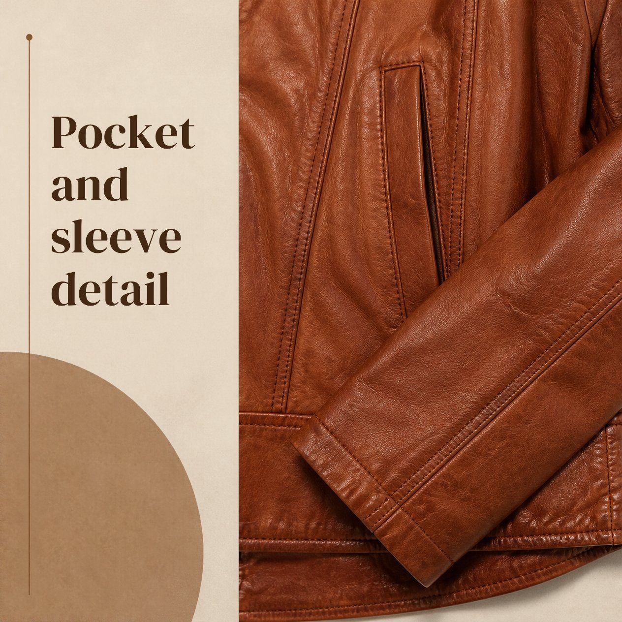 JKT-060 — Women's Amy leather moto jacket — brand new, size XL - photo 5